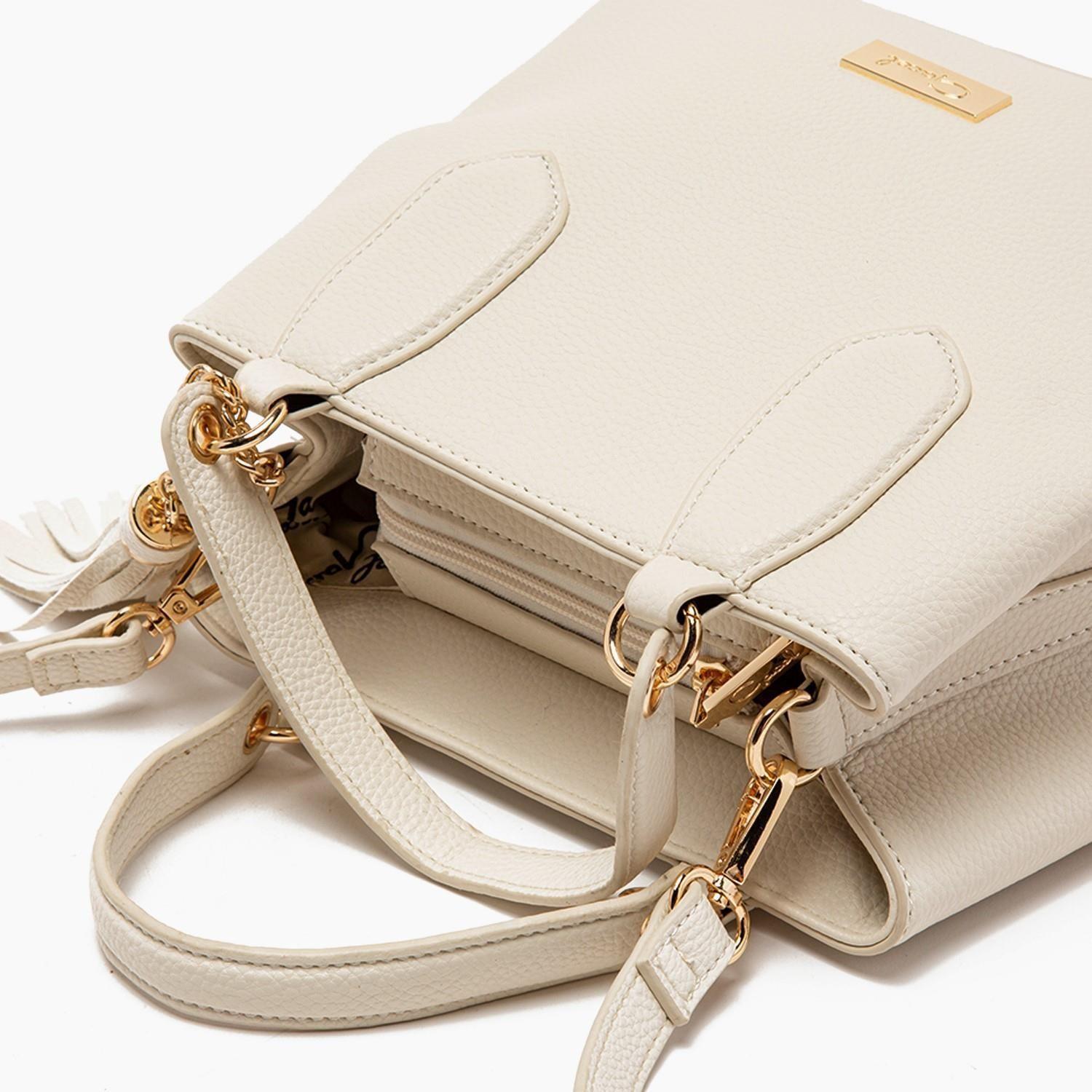 Cartera  Sin  Gacel  Off White  Car2600-3