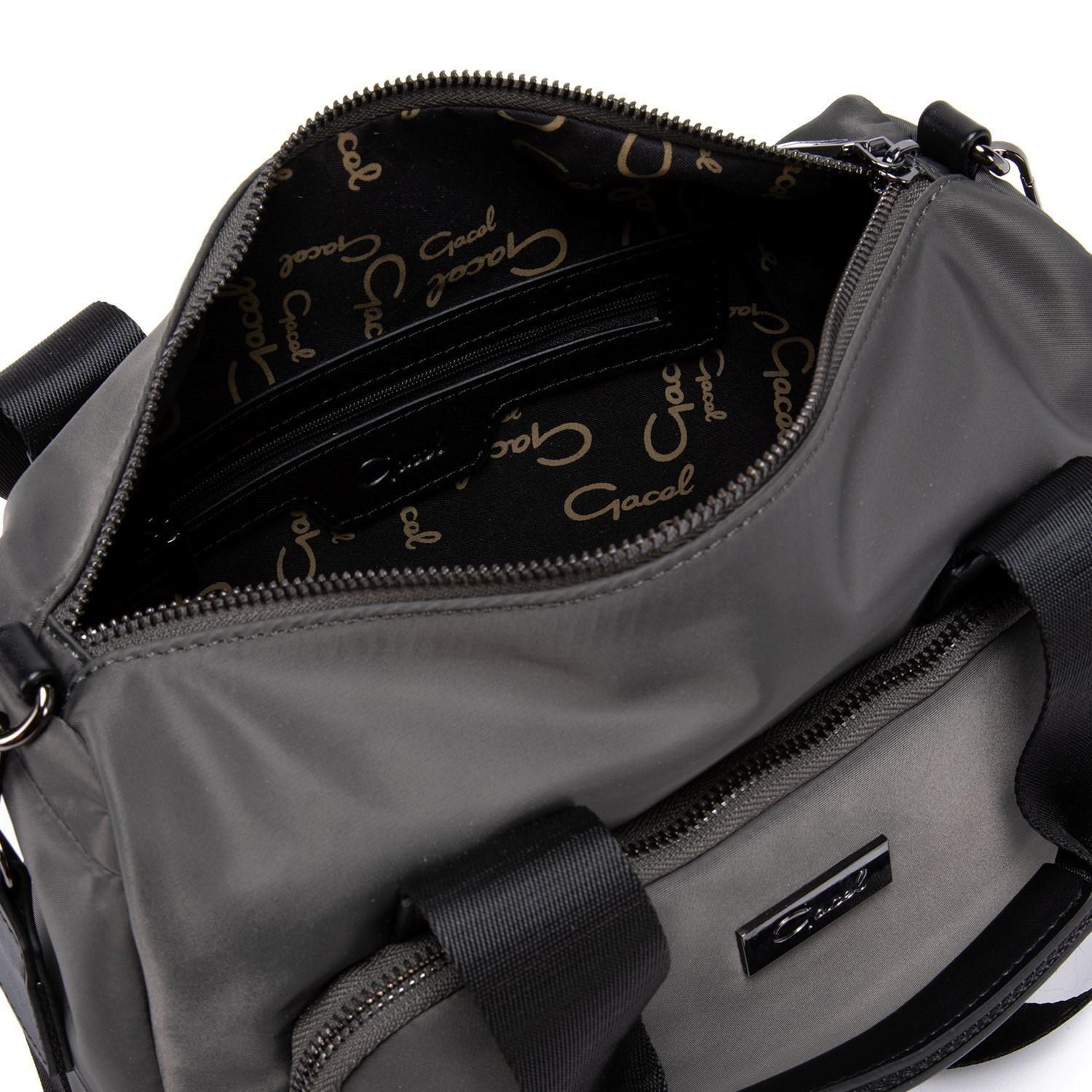 Cartera  Dos Asas Mediana  Gacel  Grafito  Car2965-4