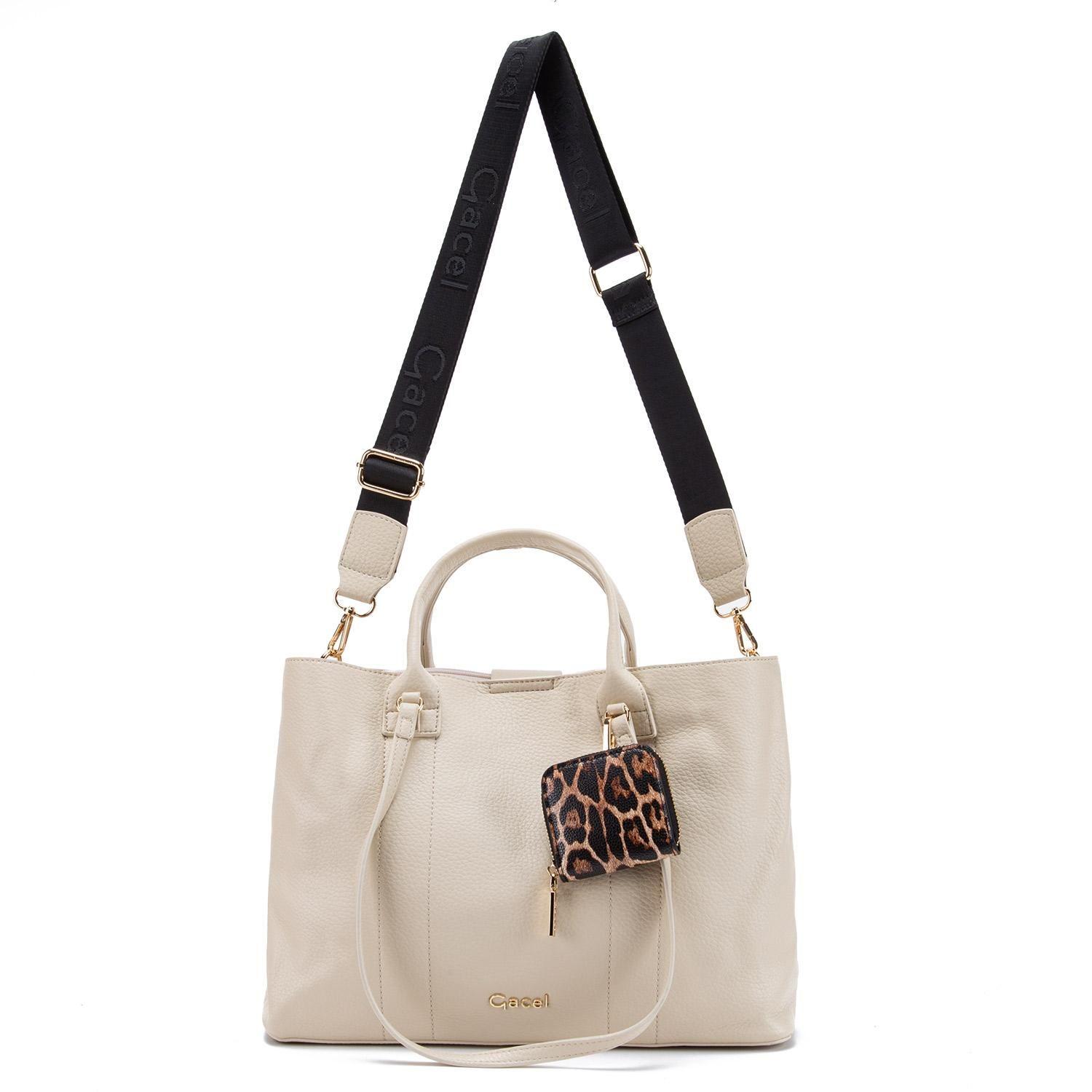 Cartera  Shopping Notebook  Gacel  Off White  Car3287-4