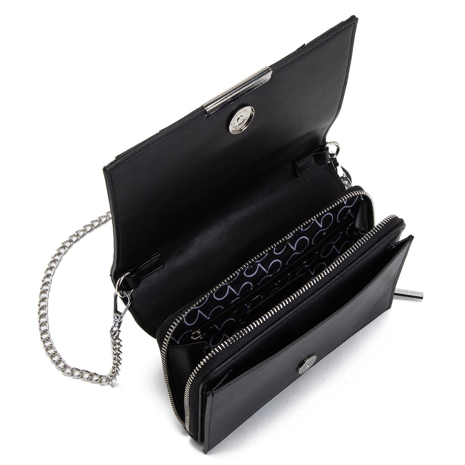 Cartera  Clutch  Gacel  Negro  Car3364-5