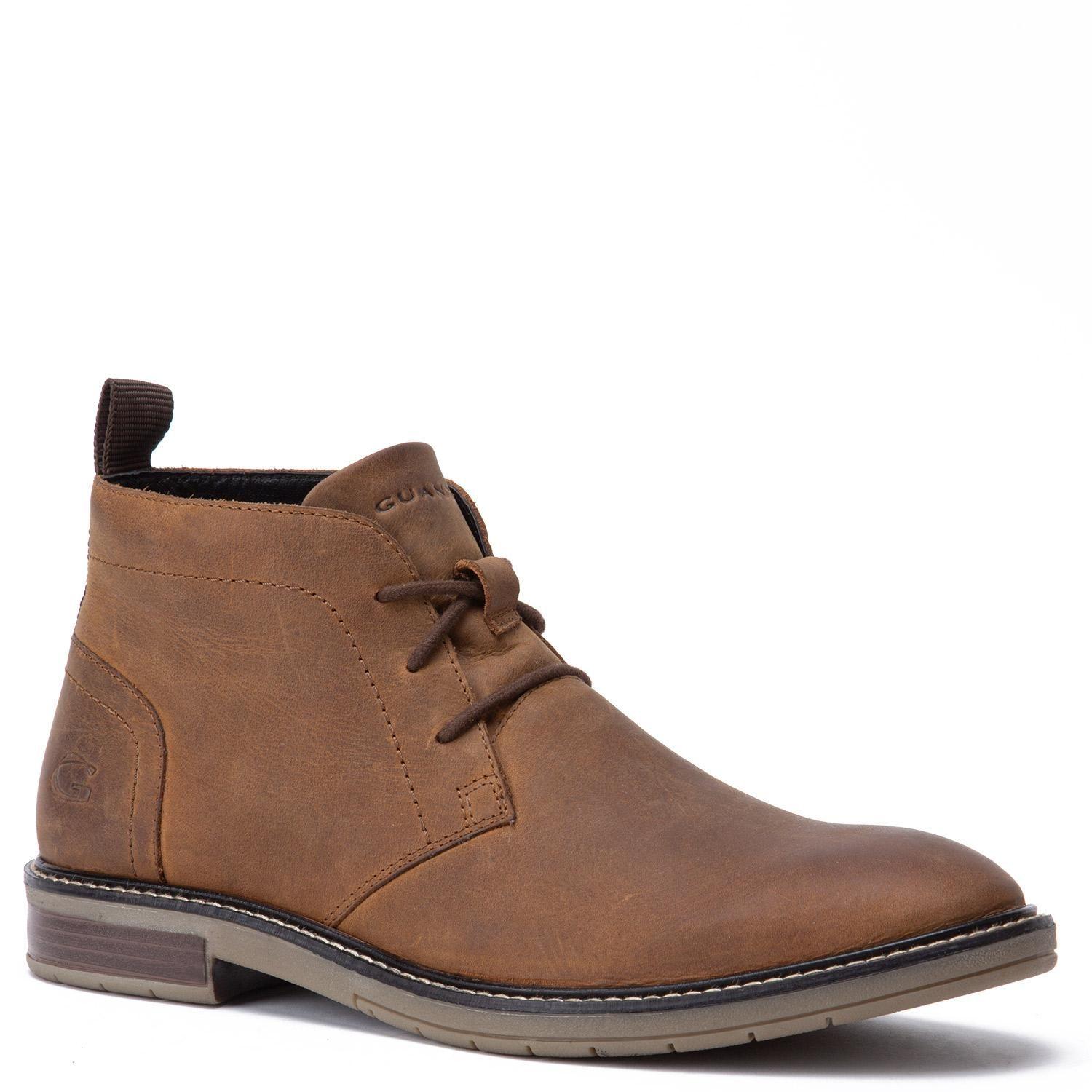 Botin de cuero hombre Guante tostado Casper-2