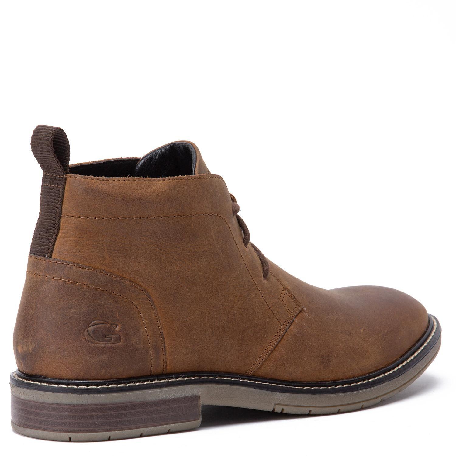 Botin de cuero hombre Guante tostado Casper-4