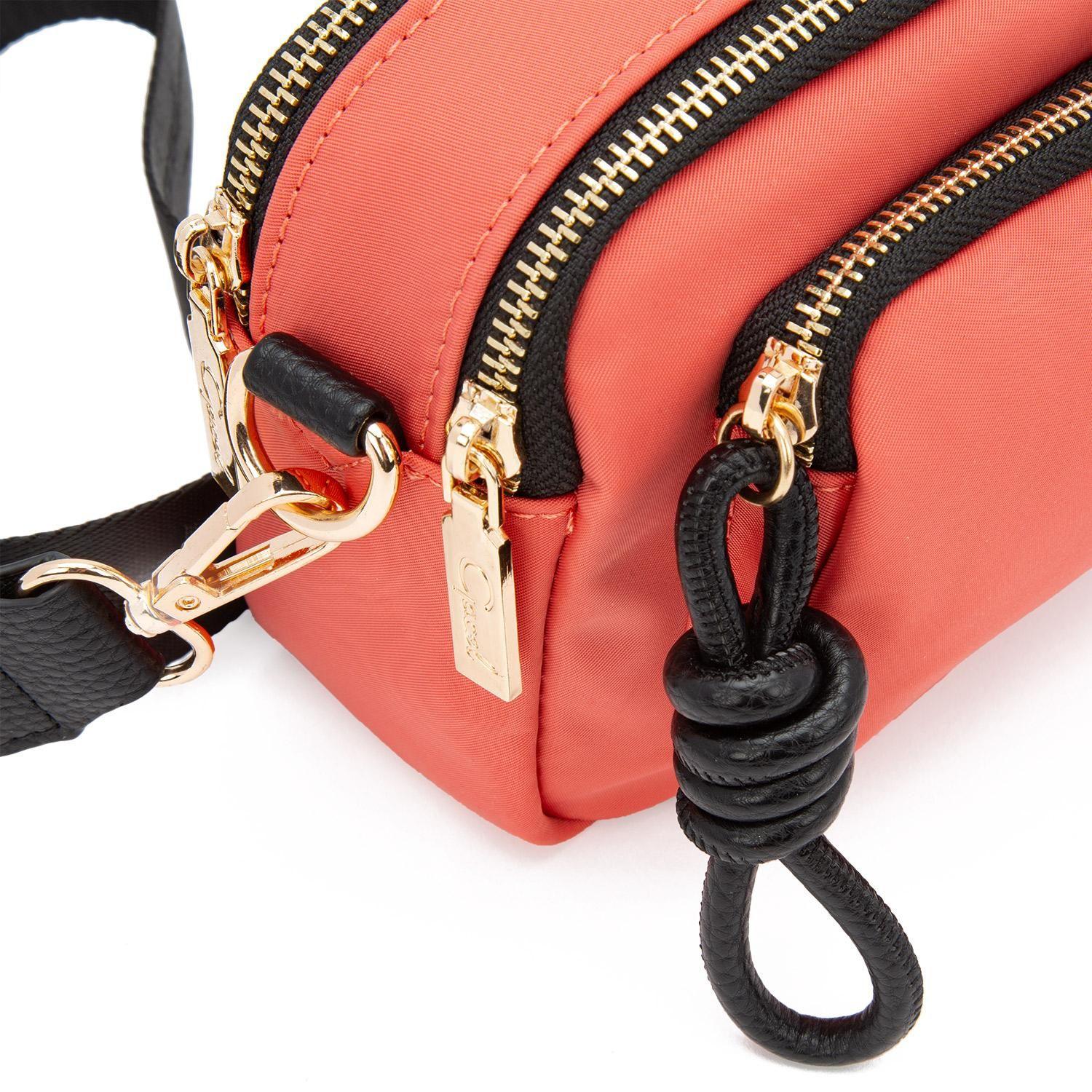 Cartera  Bandolera Pequeña  Gacel  Coral  Car3001-3
