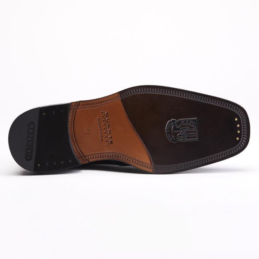 Zapato de cuero hombre Guante maldo Suela President-3