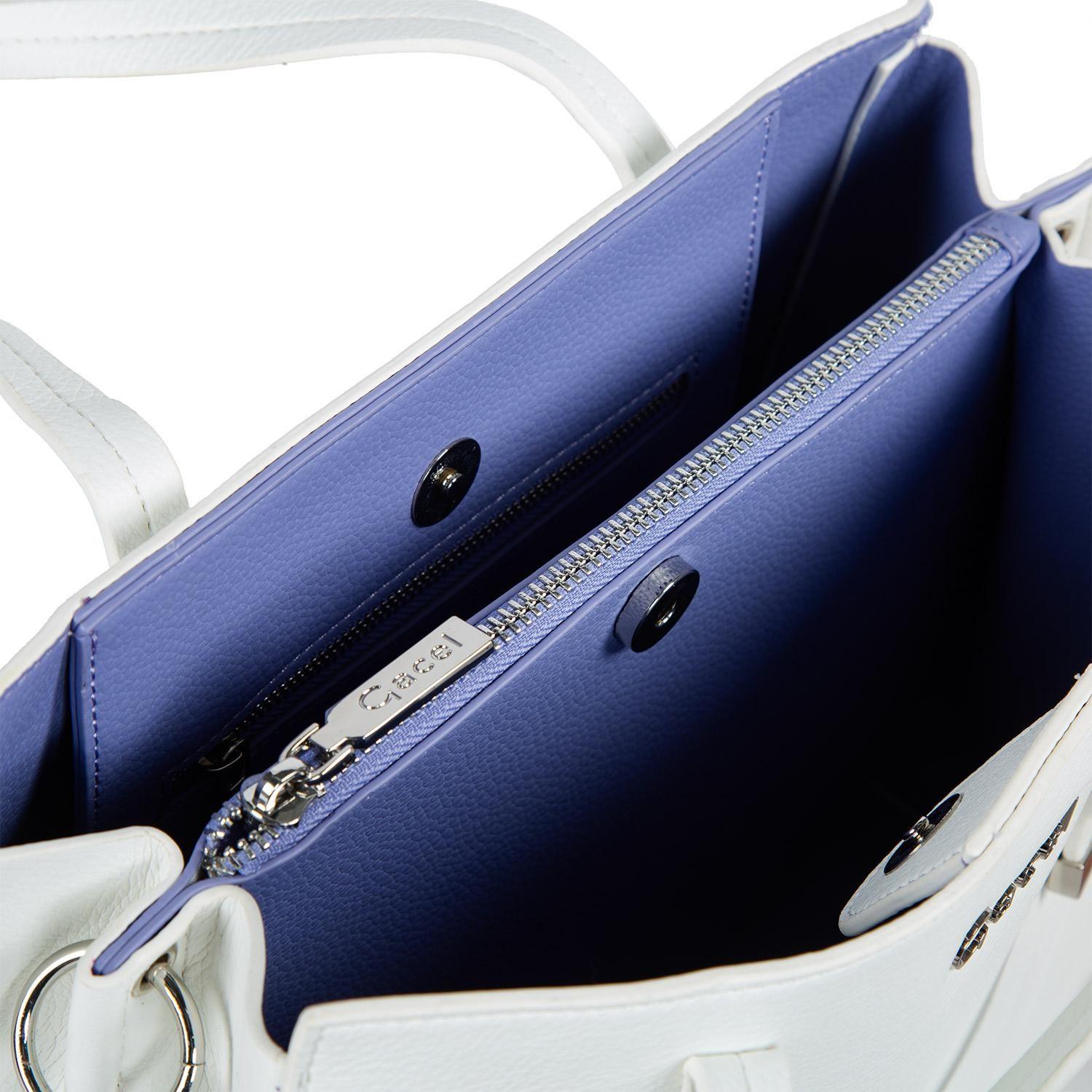 Cartera  Dos Asa Me  Gacel  Blanco  Car3048-5