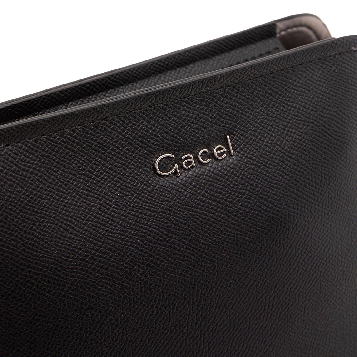 Cartera  Bandolera Grande  Gacel  Negro  Car3409-4