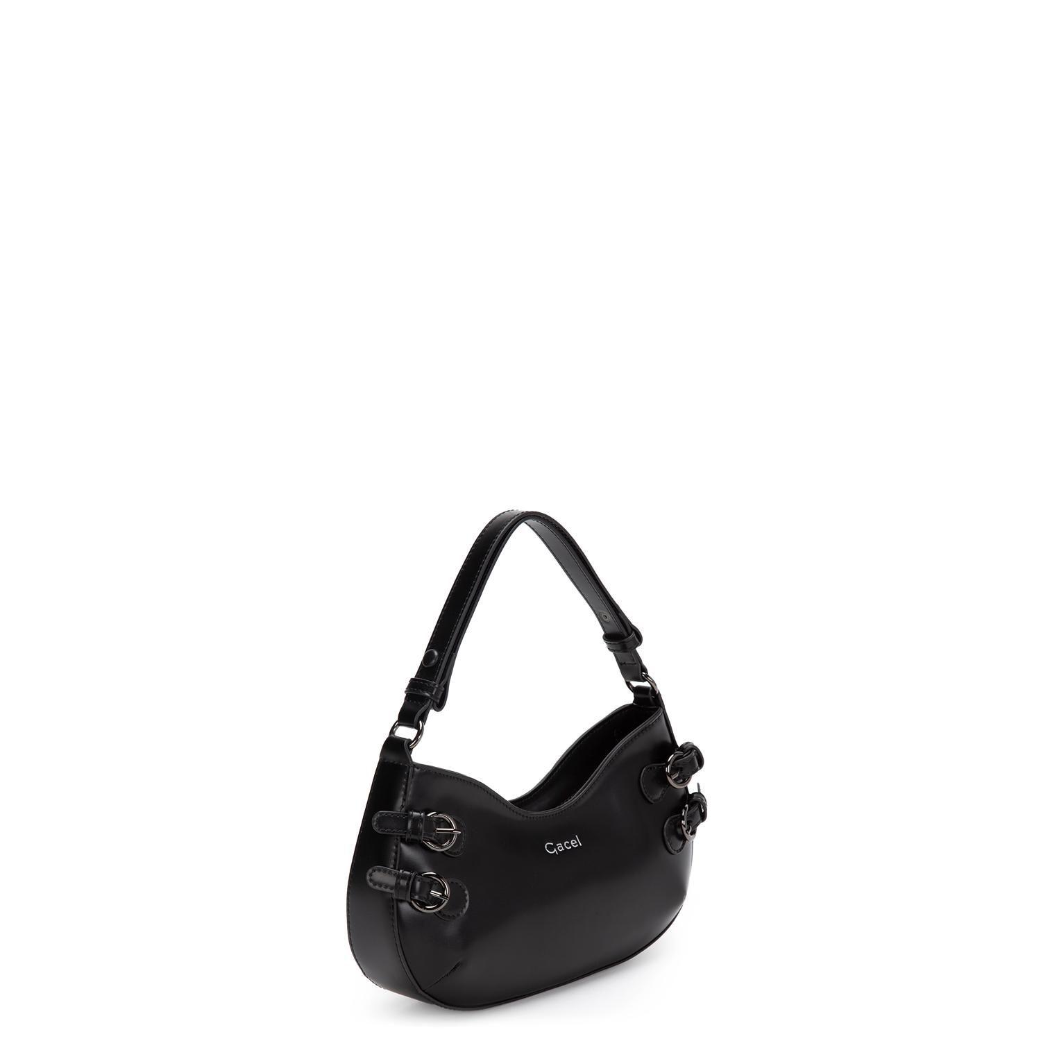 Cartera  Oval Peque  Gacel  Negro  Car3232-2