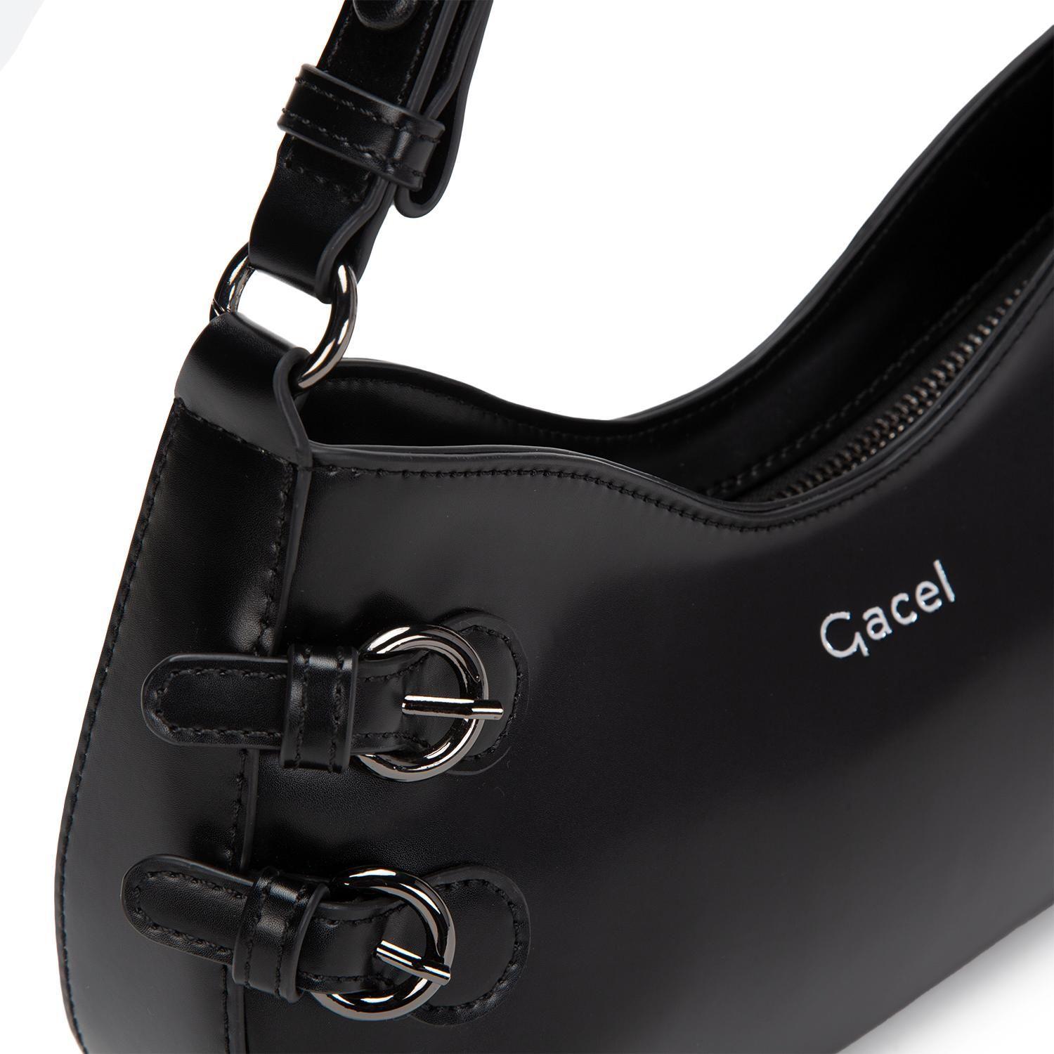 Cartera  Oval Peque  Gacel  Negro  Car3232-3