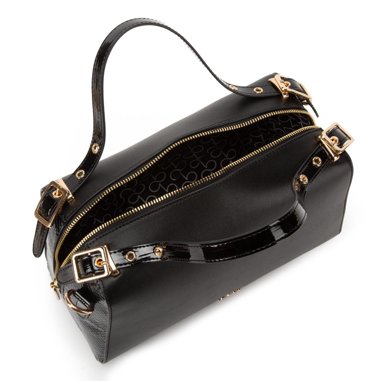 Cartera  Dos Asas Mediana  Gacel  Negro  Car3300-5