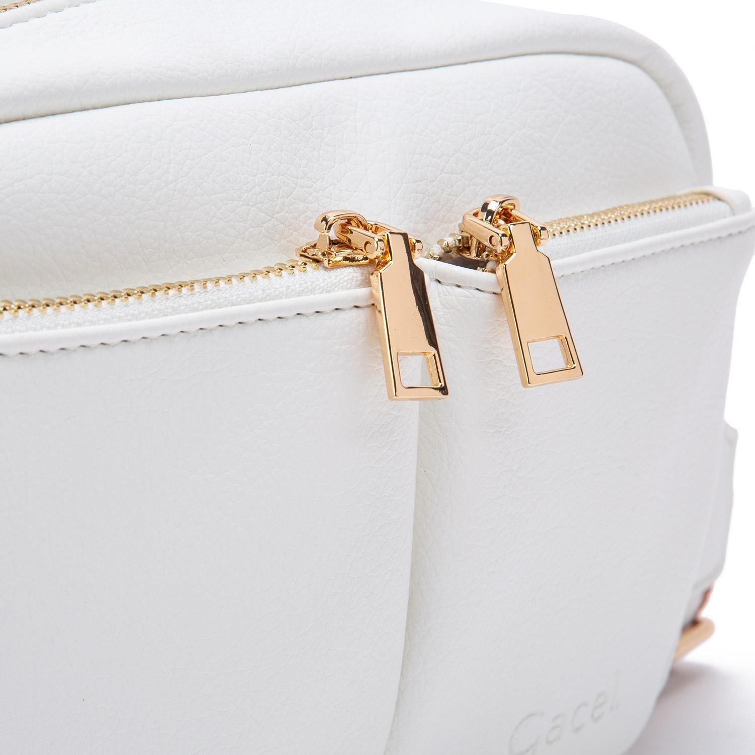 Cartera  Bandolera Grande  Gacel  Off White  Car3368-4