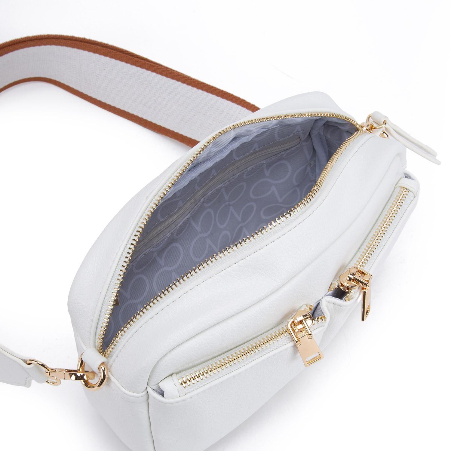 Cartera  Bandolera Grande  Gacel  Off White  Car3368-5