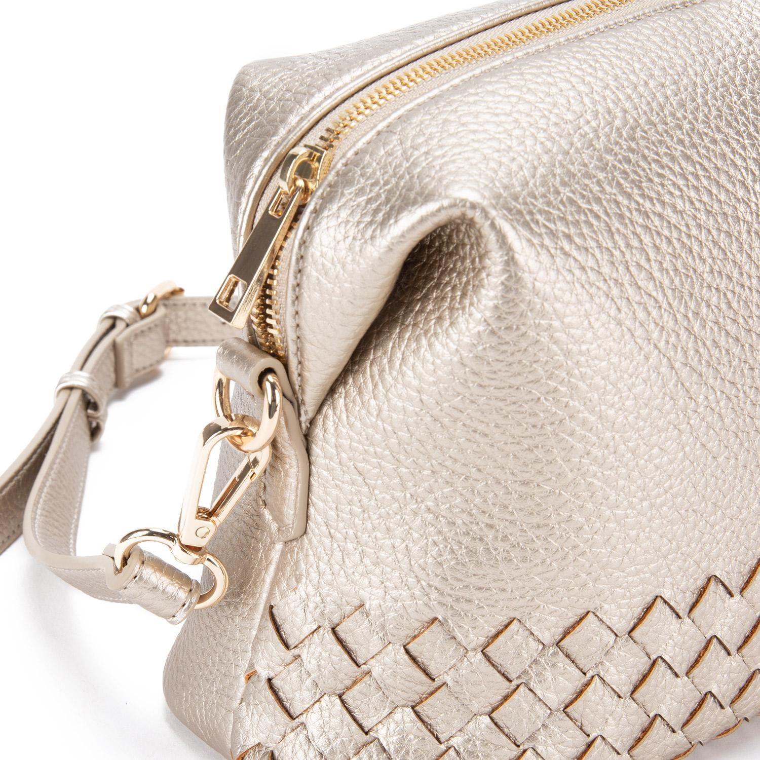 Cartera  Bandolera Grande  Gacel  Dorado  Car3346-3