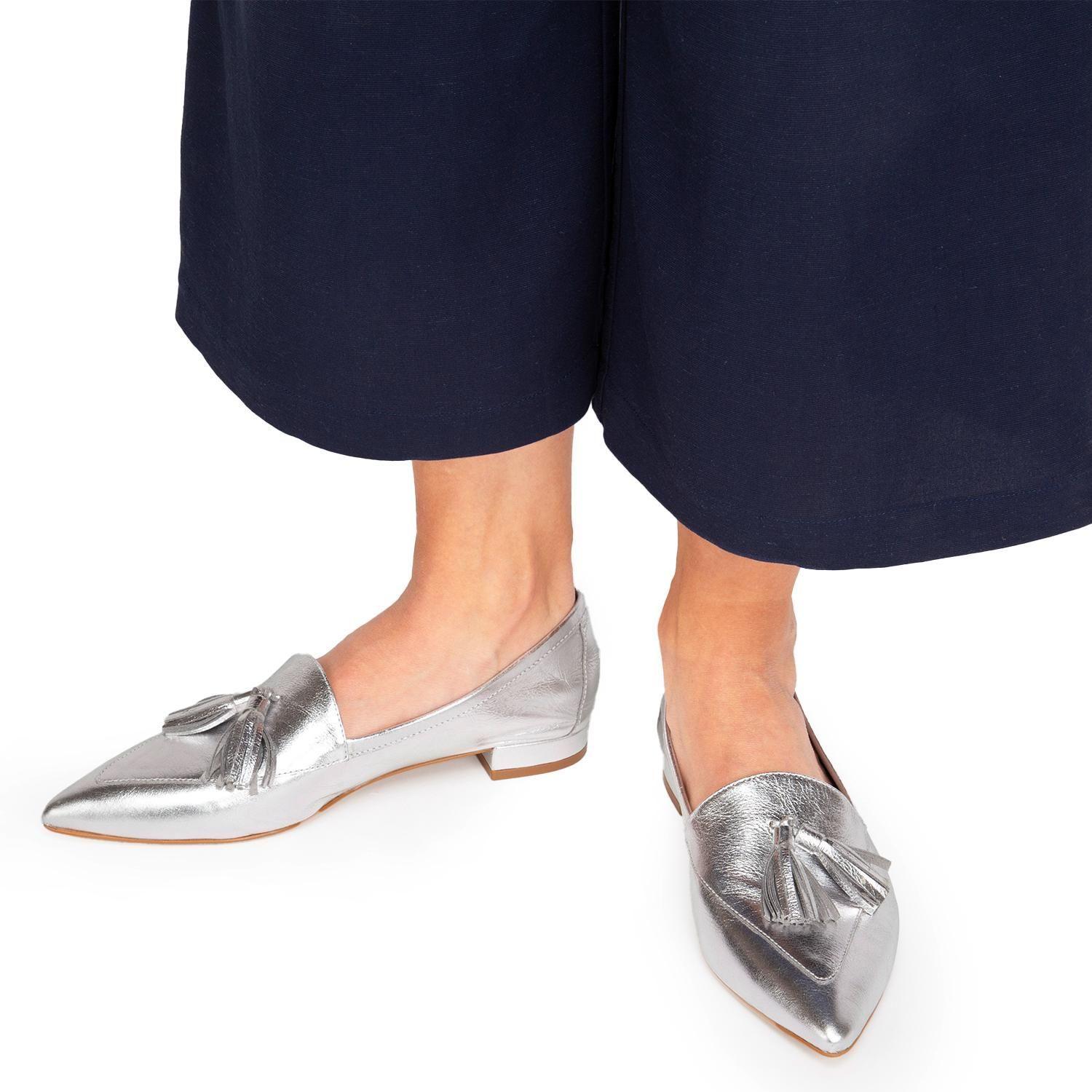 Zapato  Haimi  Gacel  Plateado  0660416-1