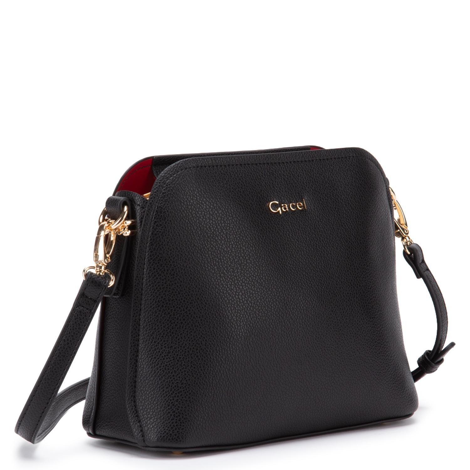 Cartera  Bandolera Grande  Gacel  Negro  Car2698-3