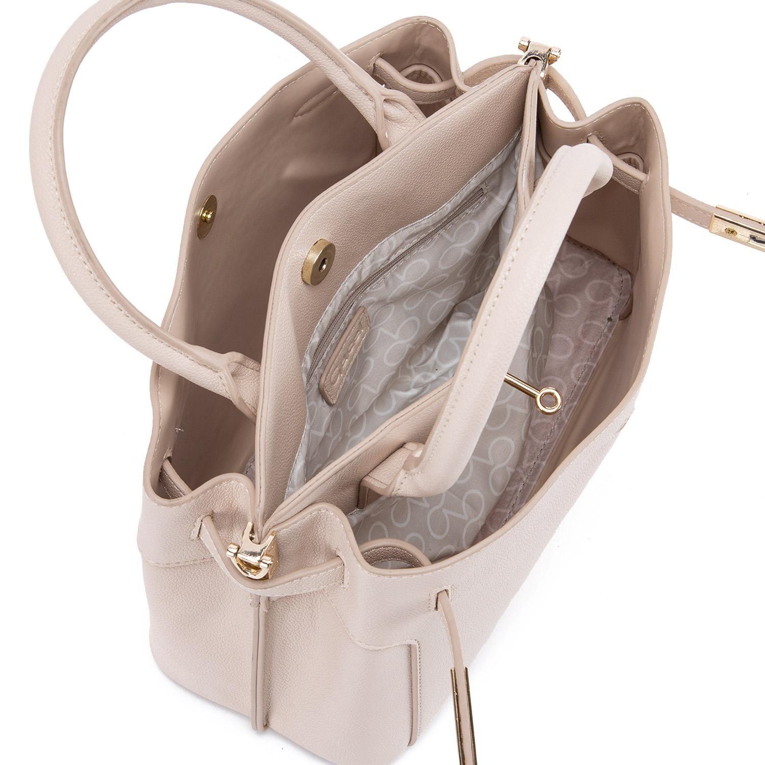Cartera  Dos Asas Pequeña  Gacel  Off White  Car3292-5