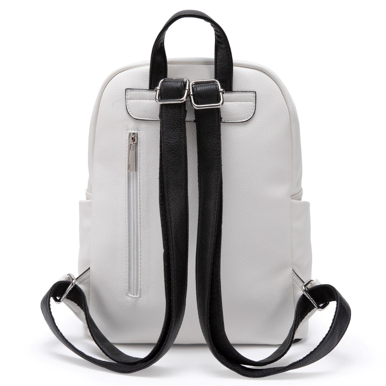 Mochila  Grande  Gacel  Blanco  Car2954-1