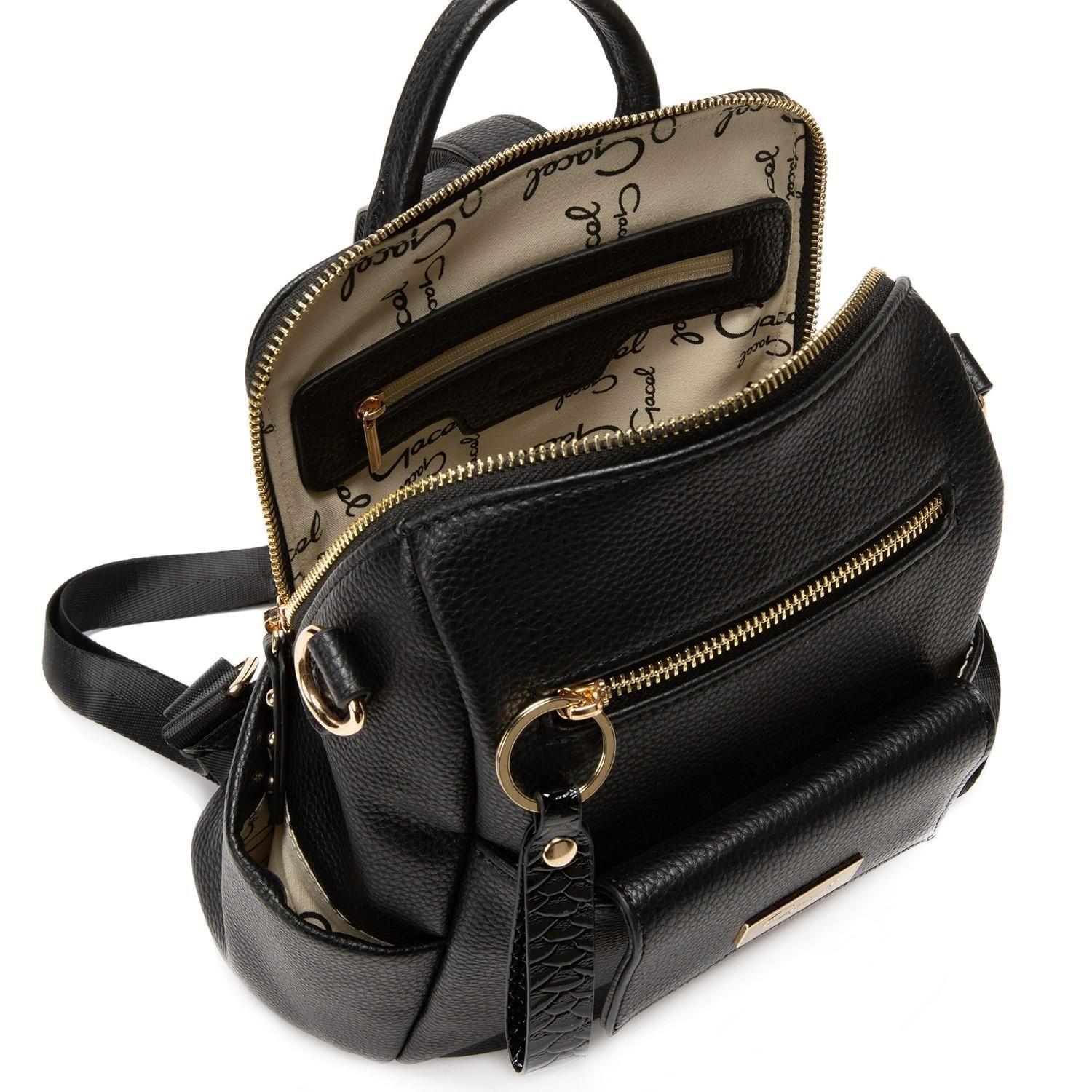 Mochila  Pequeña  Gacel  Negro  Car2614-4