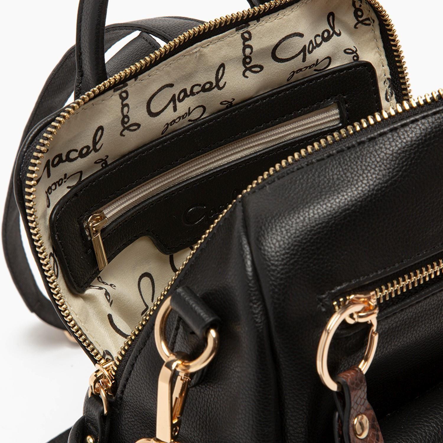 Mochila  Pequeña  Gacel  Negro  Car2614-5