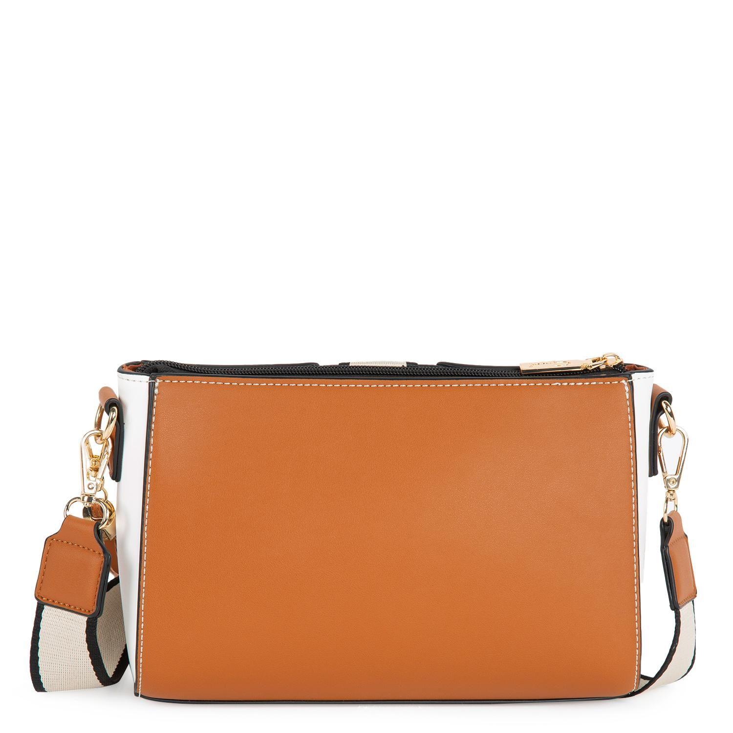 Cartera  Bandolera Grande  Gacel  Off White  Car2977-1