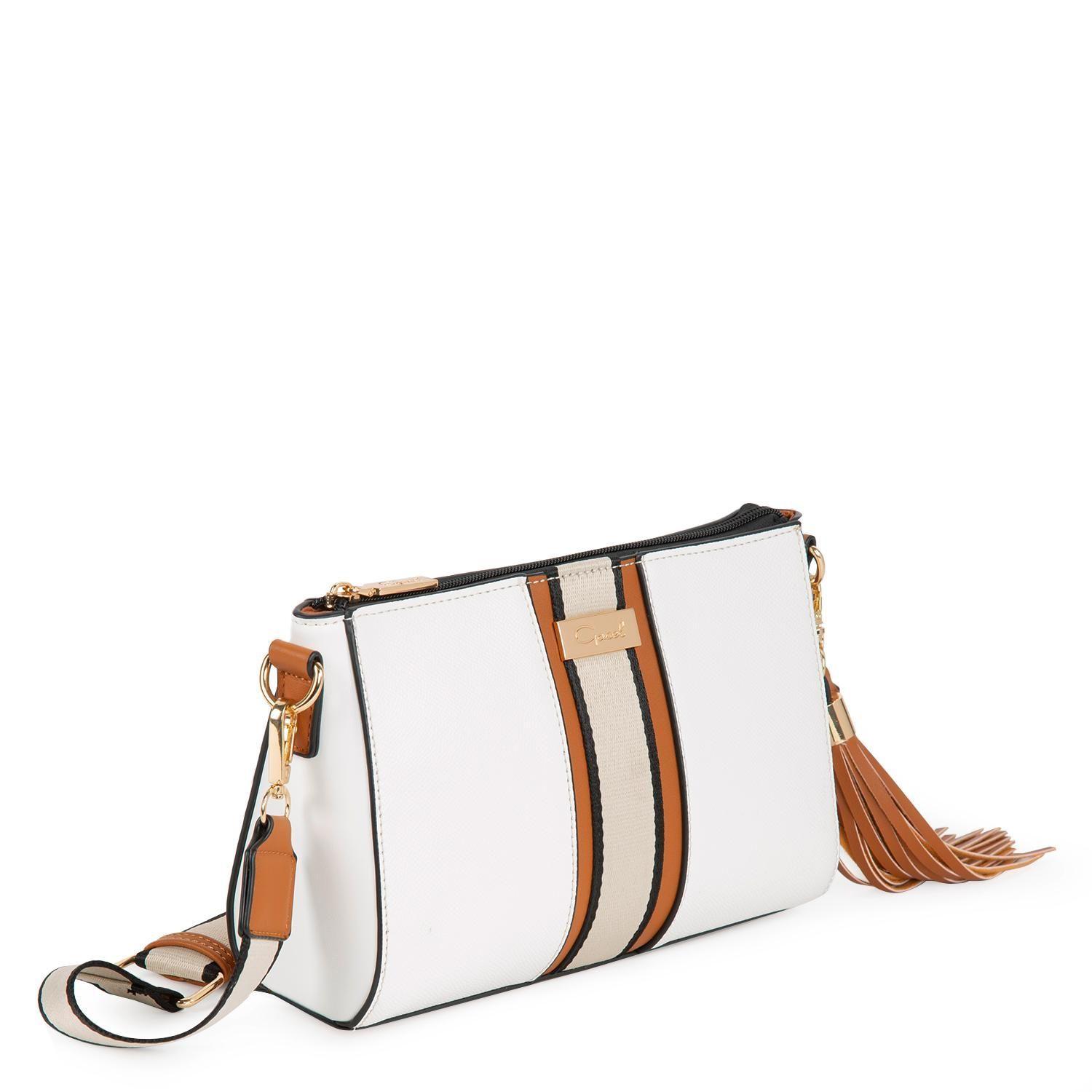 Cartera  Bandolera Grande  Gacel  Off White  Car2977-2