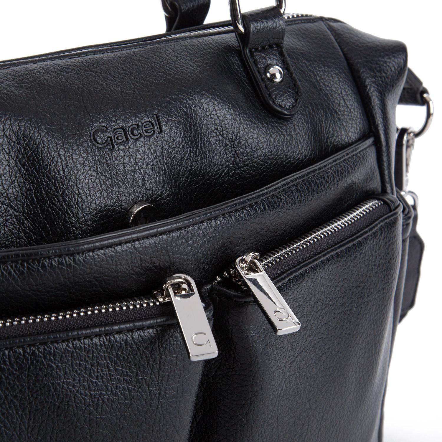Cartera  Dos Asas Mediana  Gacel  Negro  Car3369-3