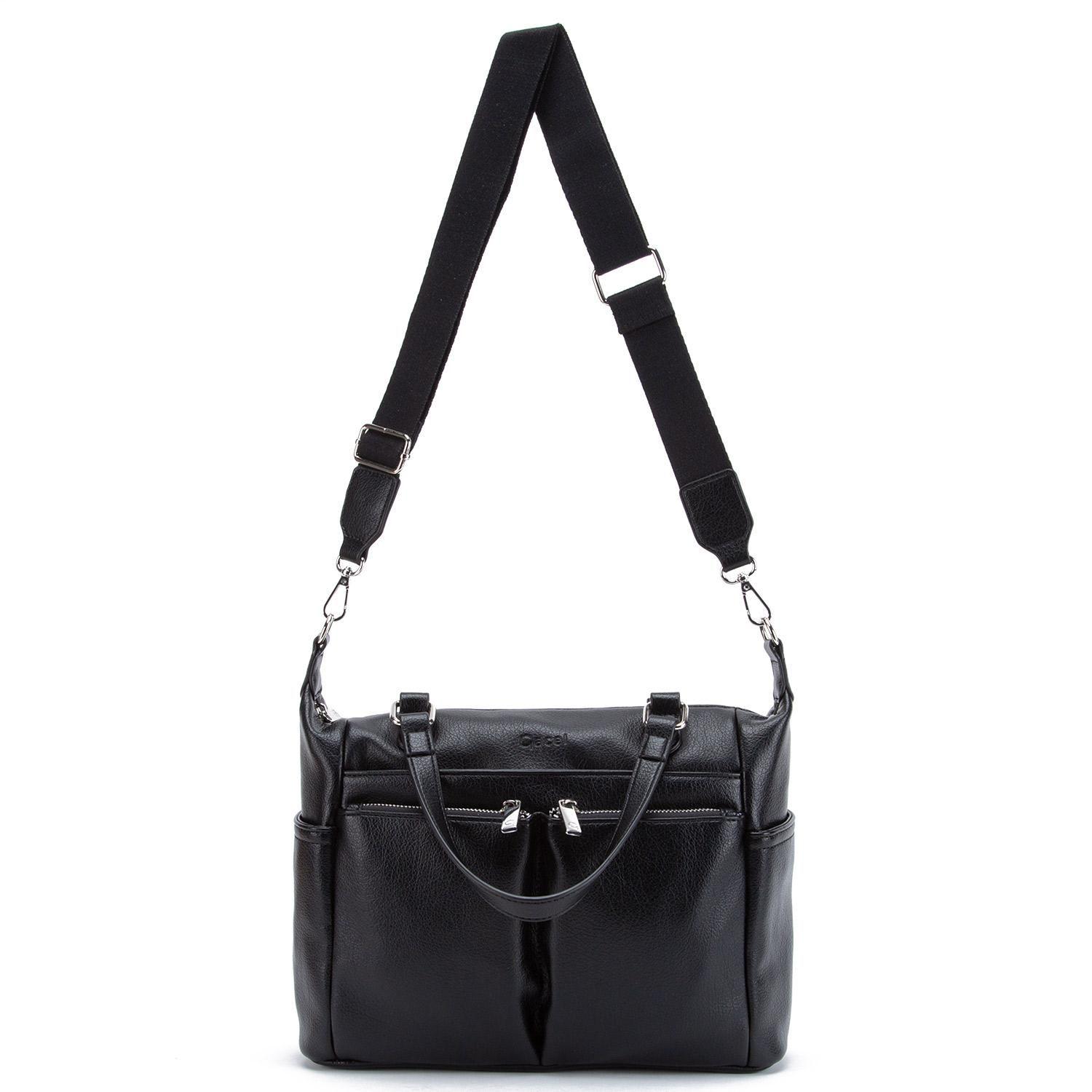 Cartera  Dos Asas Mediana  Gacel  Negro  Car3369-4