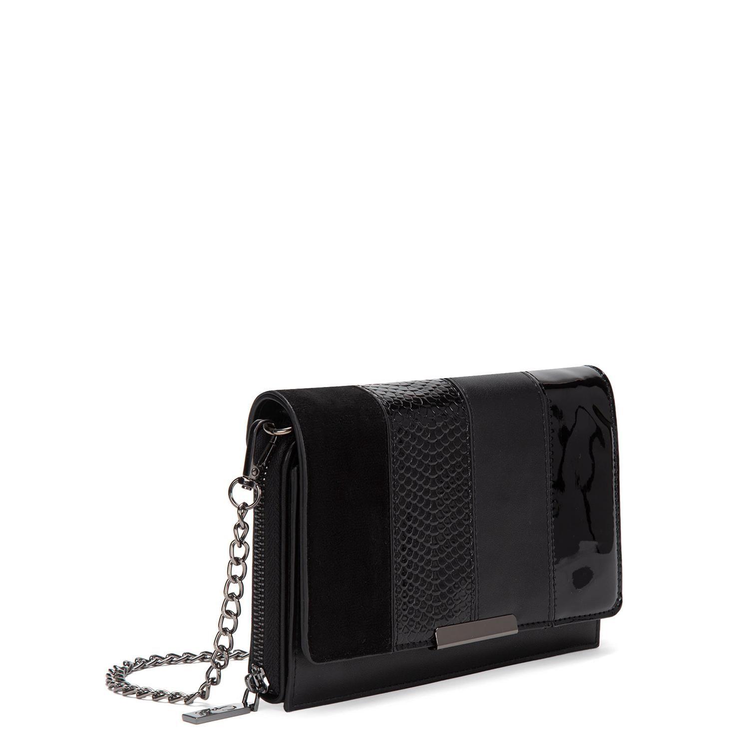 Cartera  Clutch  Gacel  Negro  Car3242-2