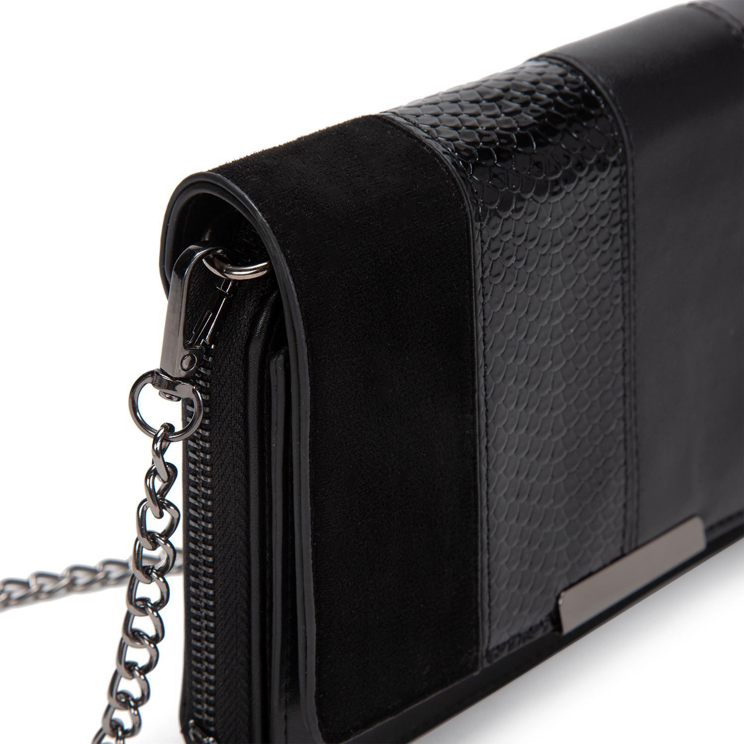 Cartera  Clutch  Gacel  Negro  Car3242-3