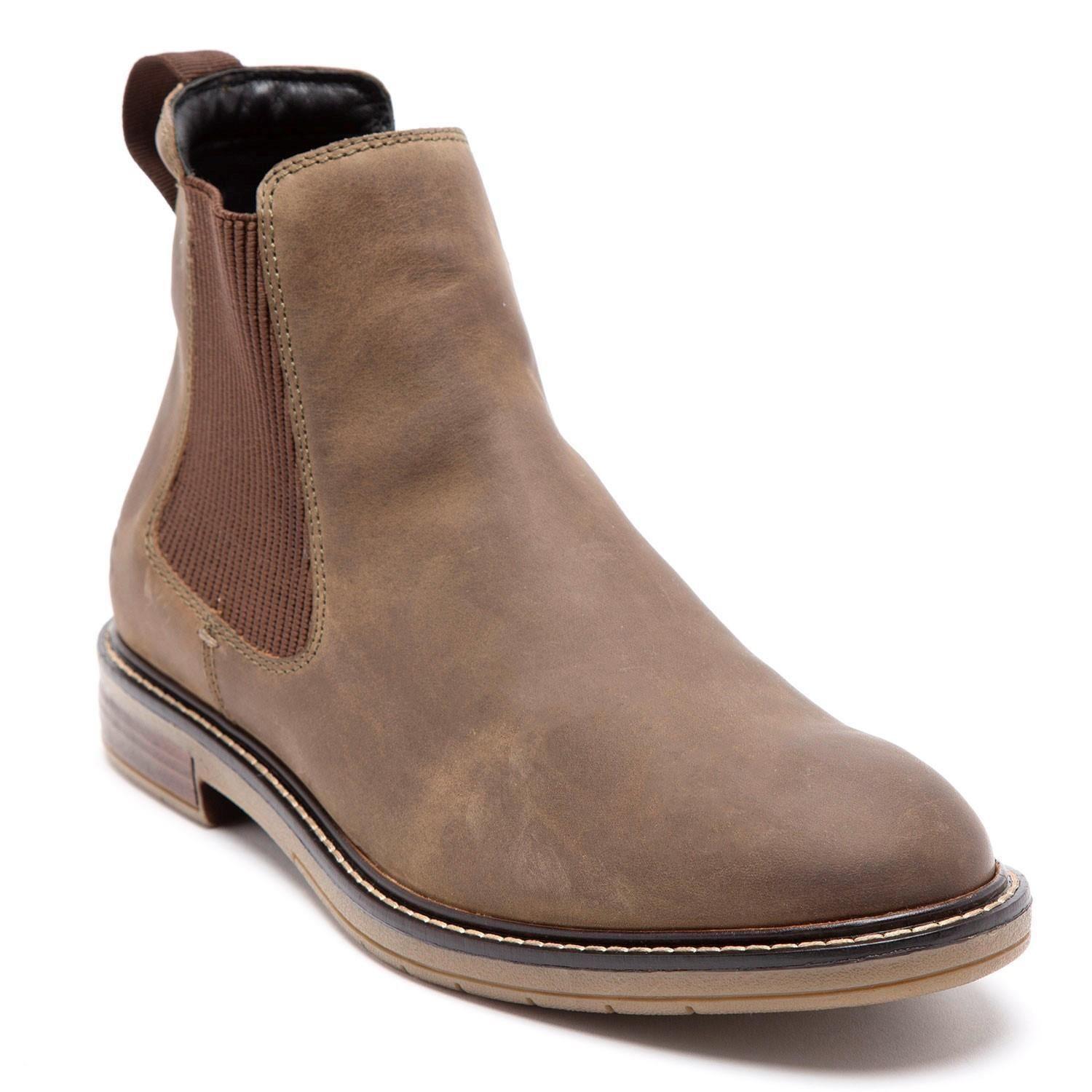 Botin de cuero hombre Guante olivo Casper-2