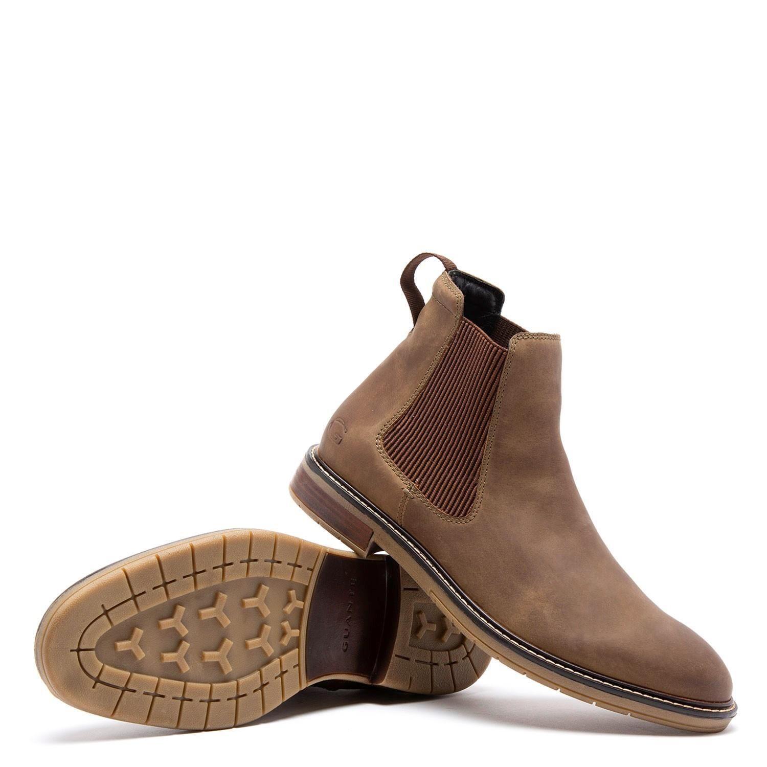 Botin de cuero hombre Guante olivo Casper-3