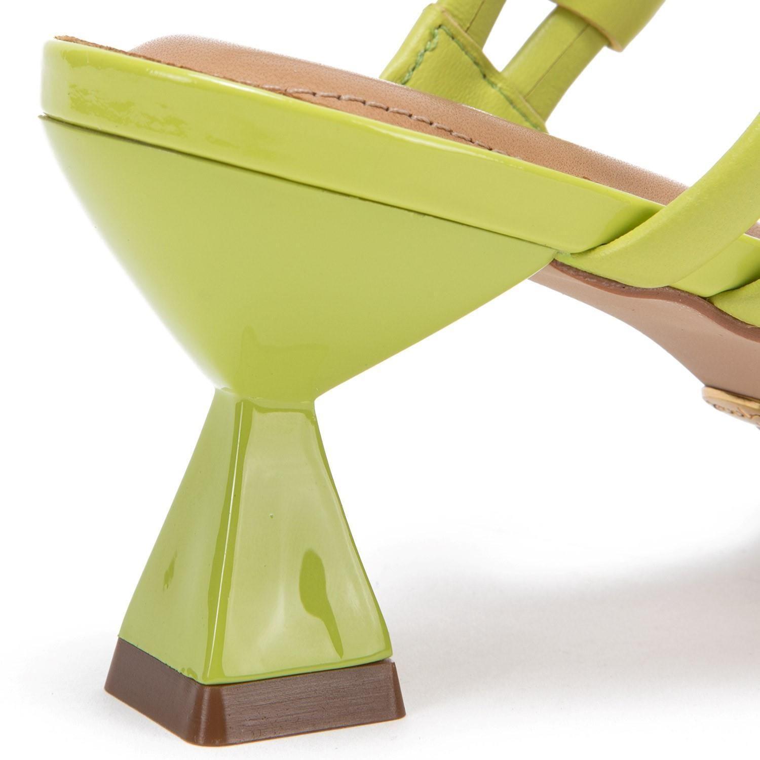 Sandalia  Sandrine  Gacel  Verde Limon  0659087-2