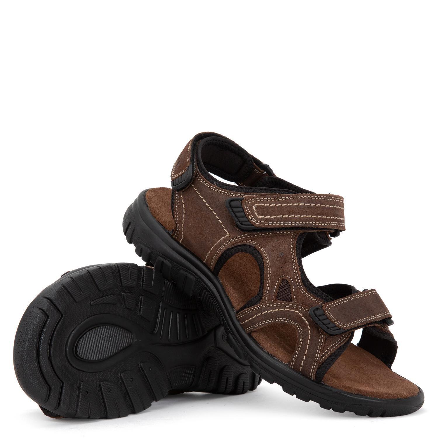 Sandalia Semi Abierta  Herdif  Guante  Cafe  0035783-2