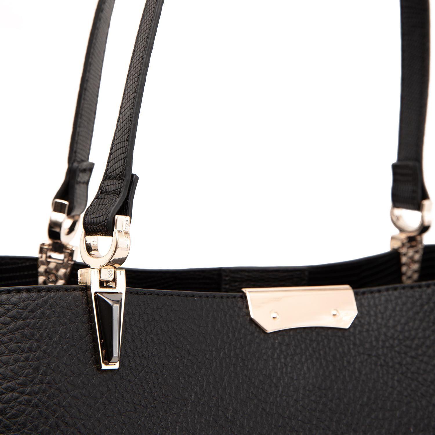 Cartera  Dos Asas Grande  Gacel  Negro  Car3412-5