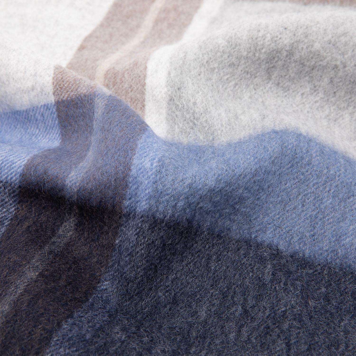 Panuelo  Bufanda  Guante  Azul  Bu019-2