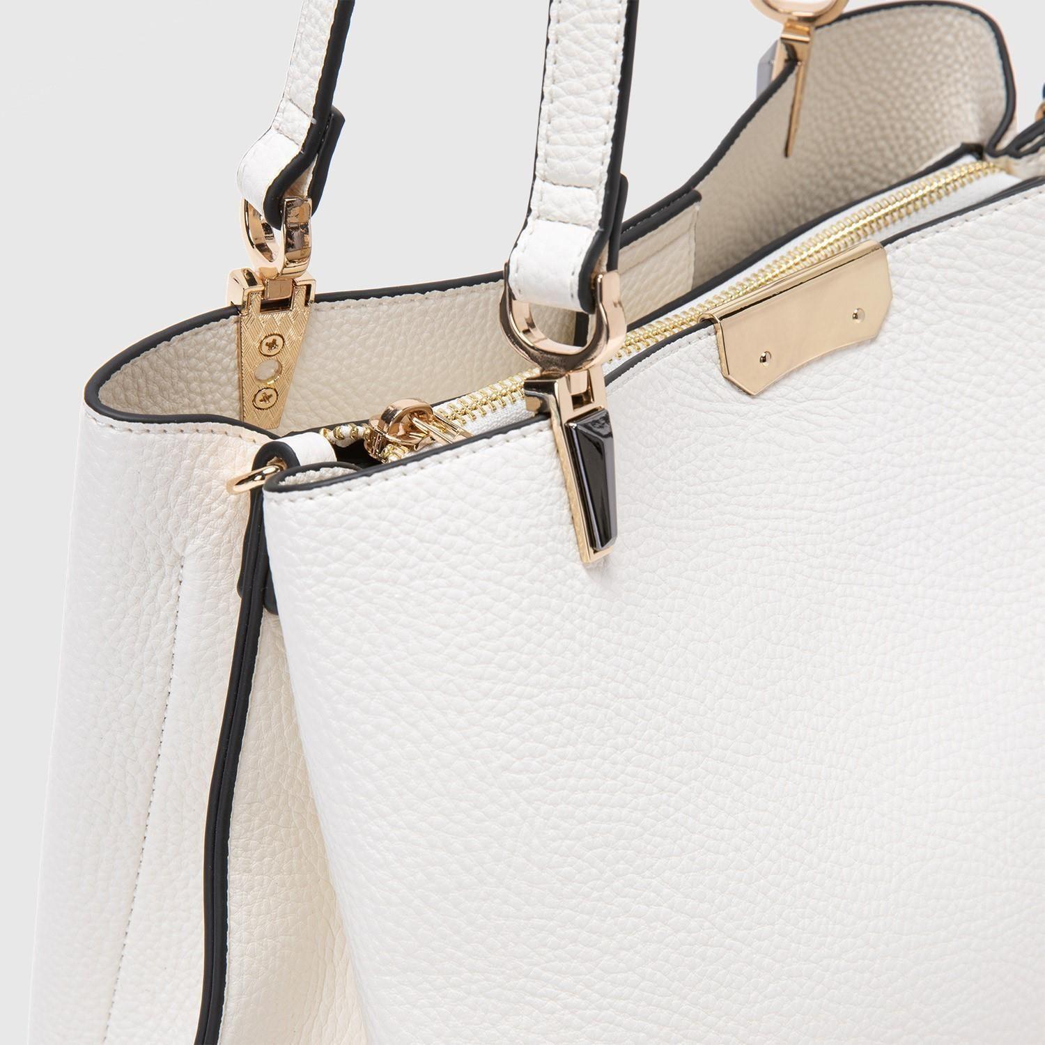 Cartera  Dos Asas Grande  Gacel  Blanco  Car2835-3