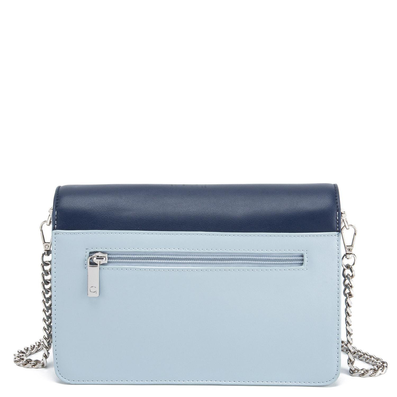 Cartera  Retro Con Tapa Pequeña  Gacel  Marino  Car3311-2