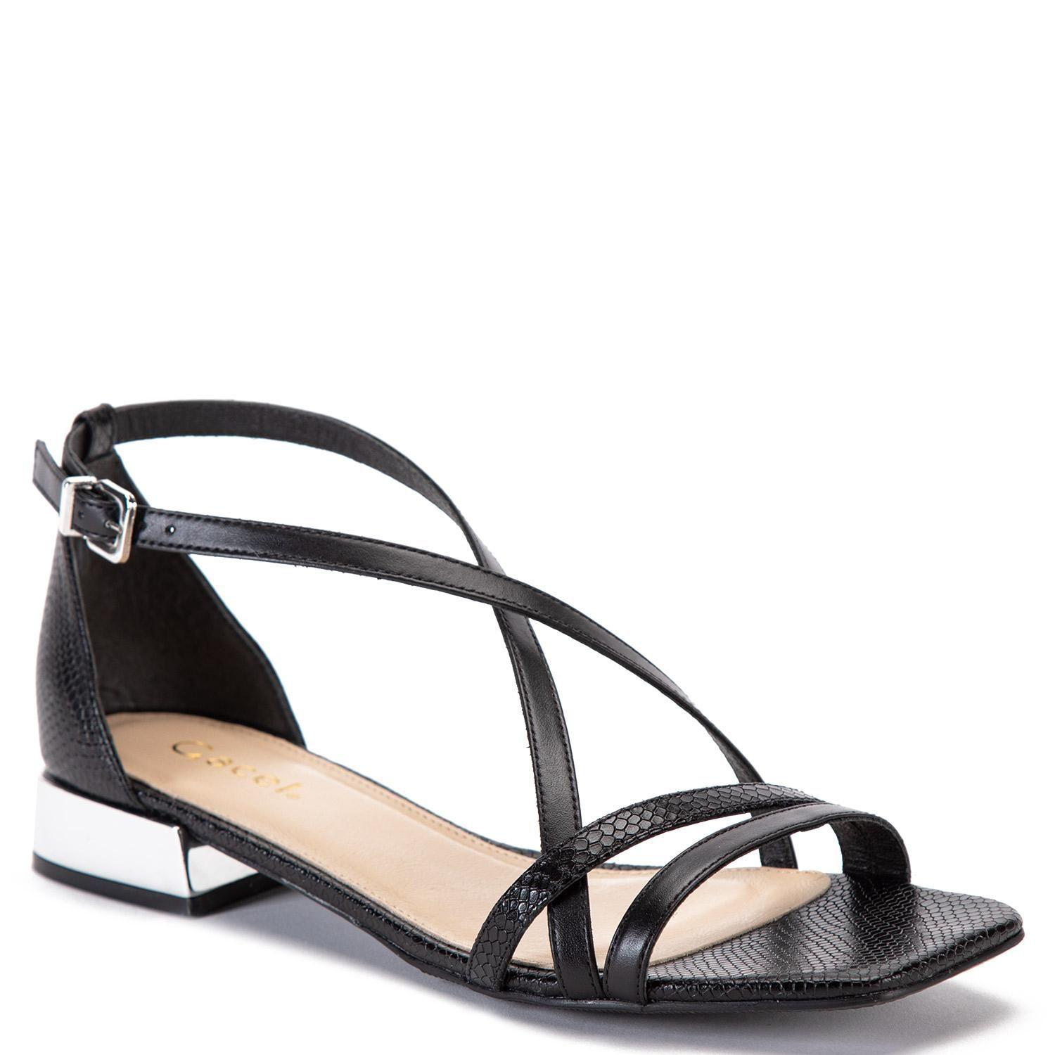 Sandalia  Perla  Gacel  Negro  0659808-2
