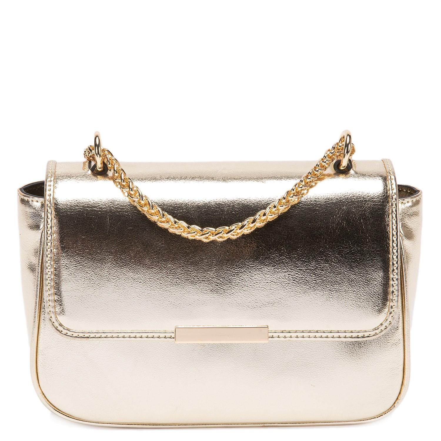 Cartera  Retro Con Tapa  Gacel  Dorado  Car2825-1