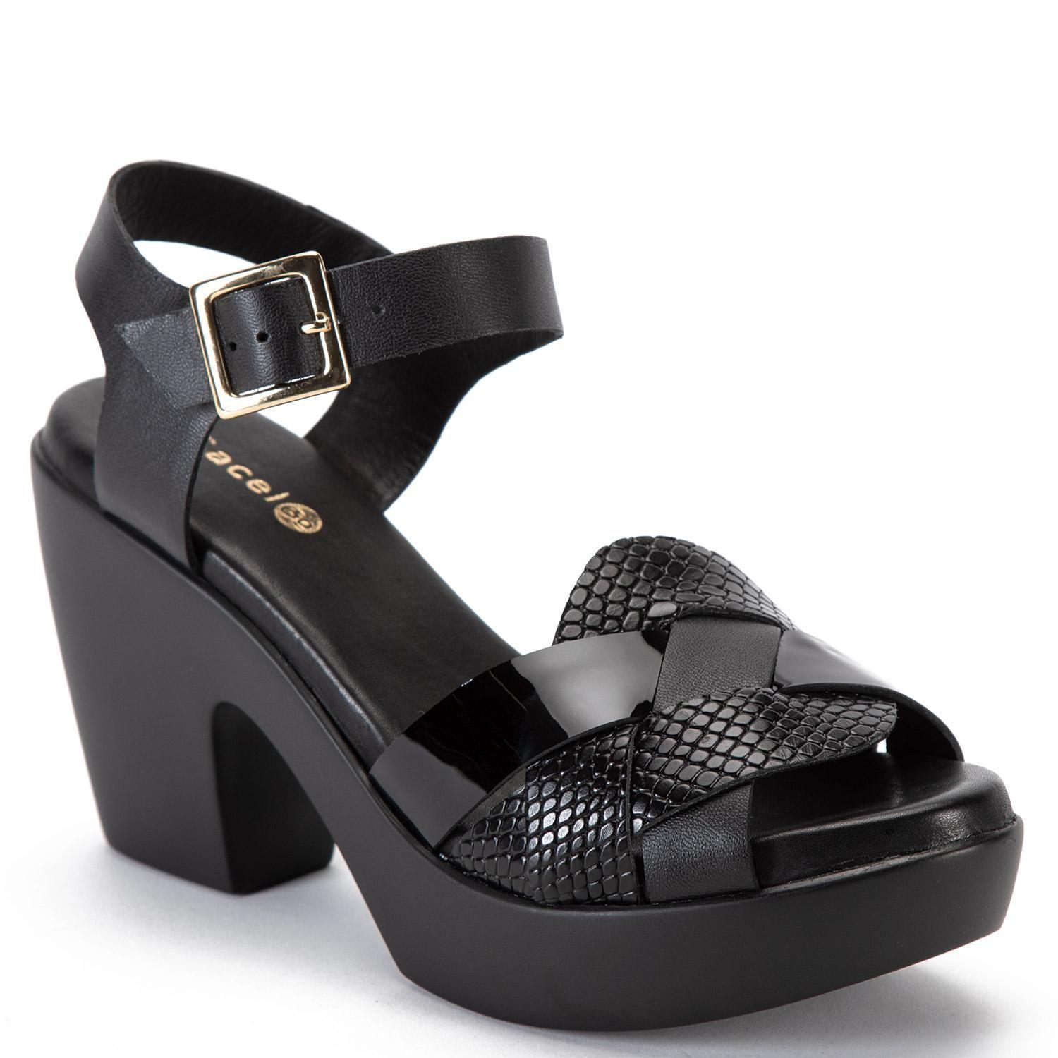 Sandalia  0213  Gacel  Negro  0659504-2