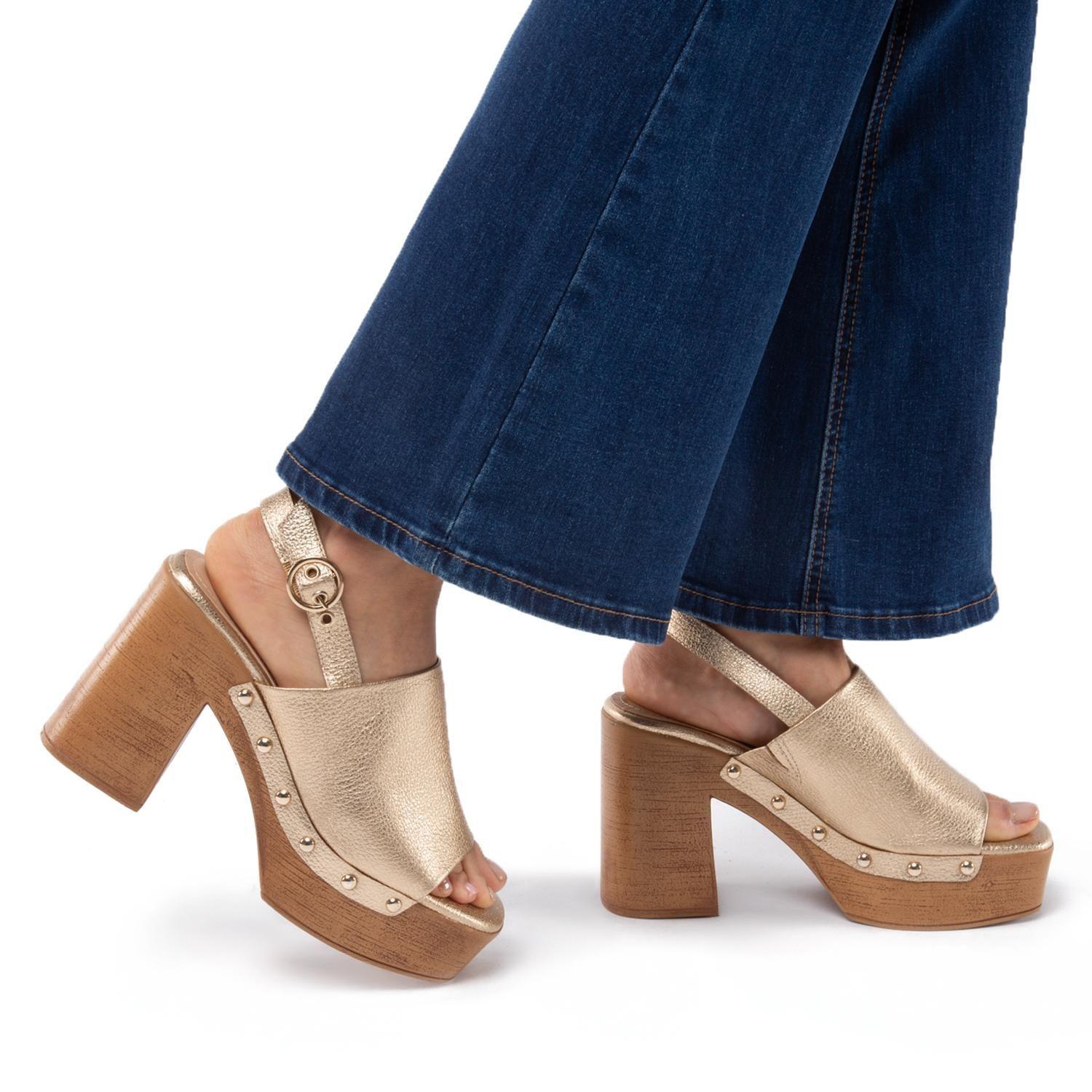 Sandalia  Flo  Gacel  Dorado  0660395-1