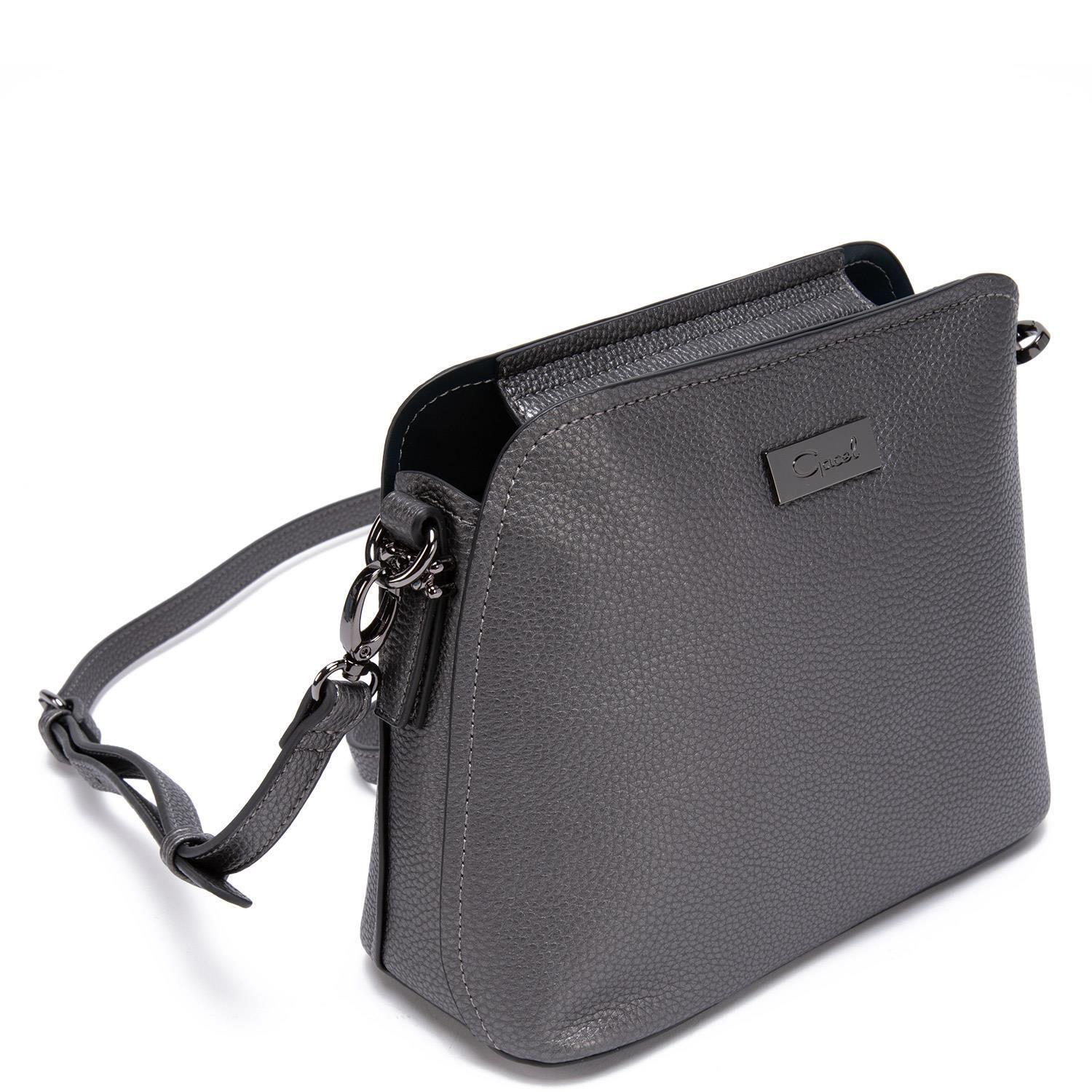 Cartera  Bandolera Grande  Gacel  Grafito  Car2896-2