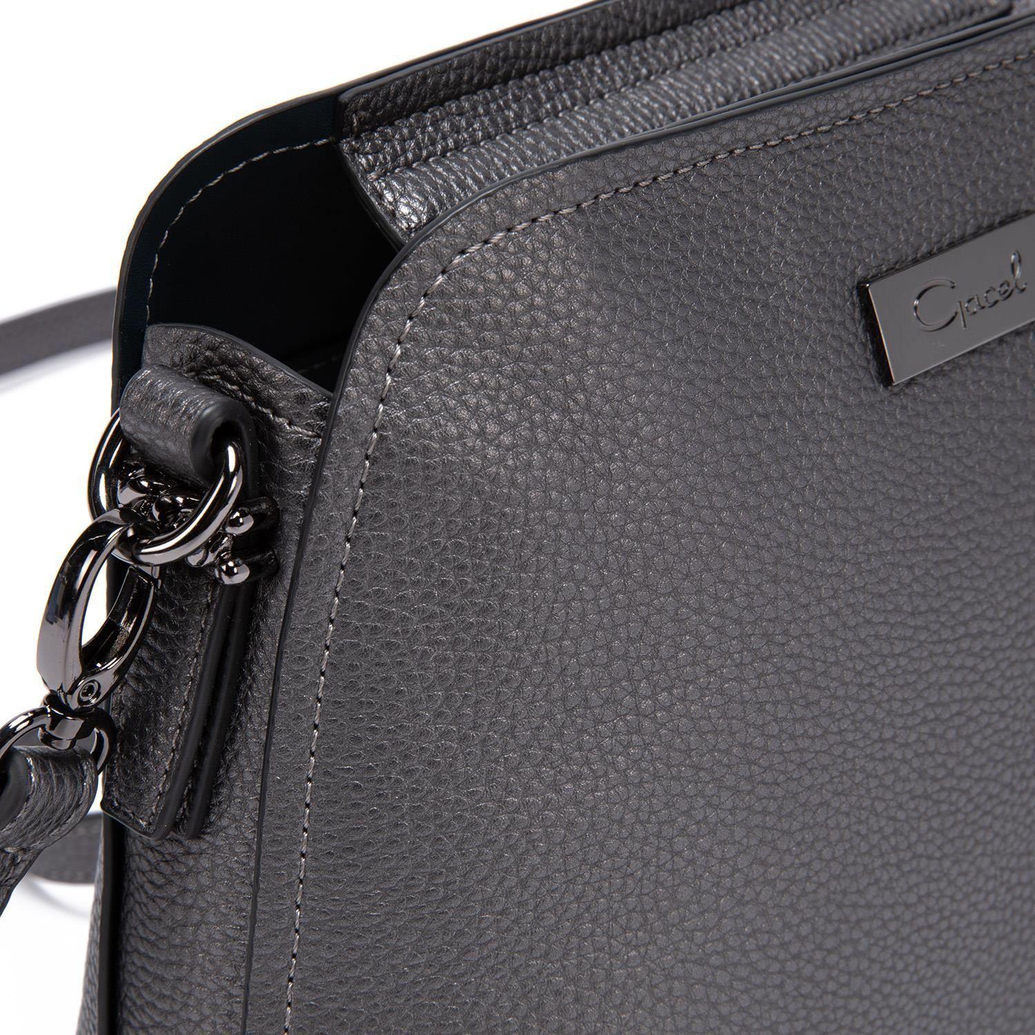 Cartera  Bandolera Grande  Gacel  Grafito  Car2896-3