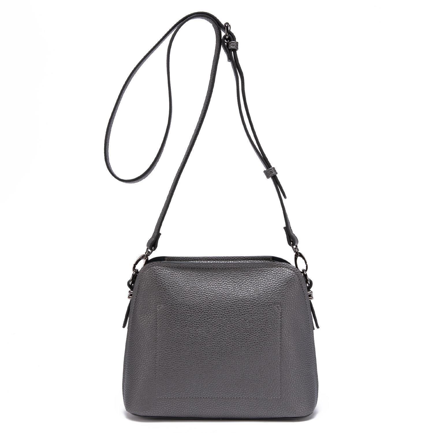 Cartera  Bandolera Grande  Gacel  Grafito  Car2896-1