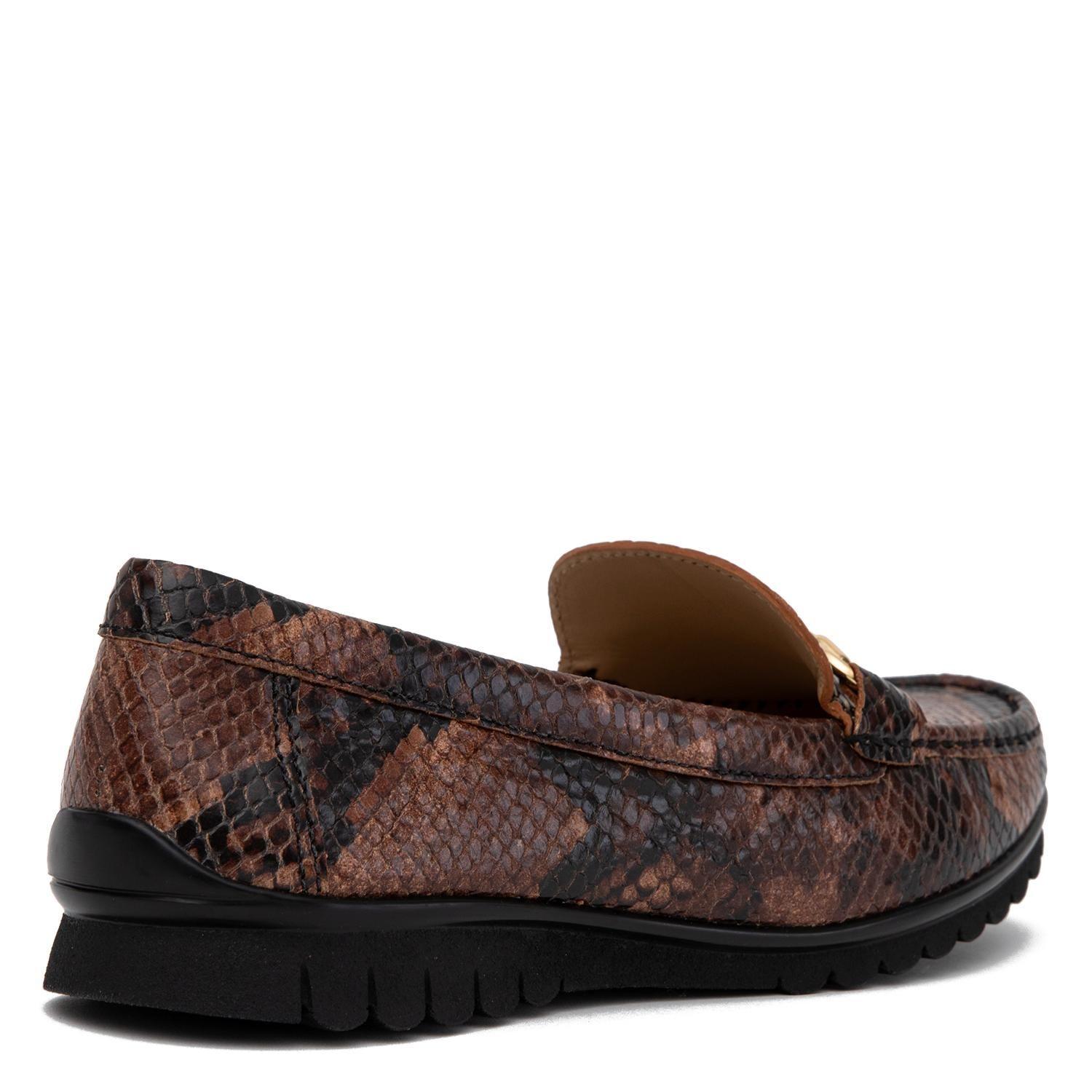 Mocasin de cuero mujer Gacel tostado Trini-4