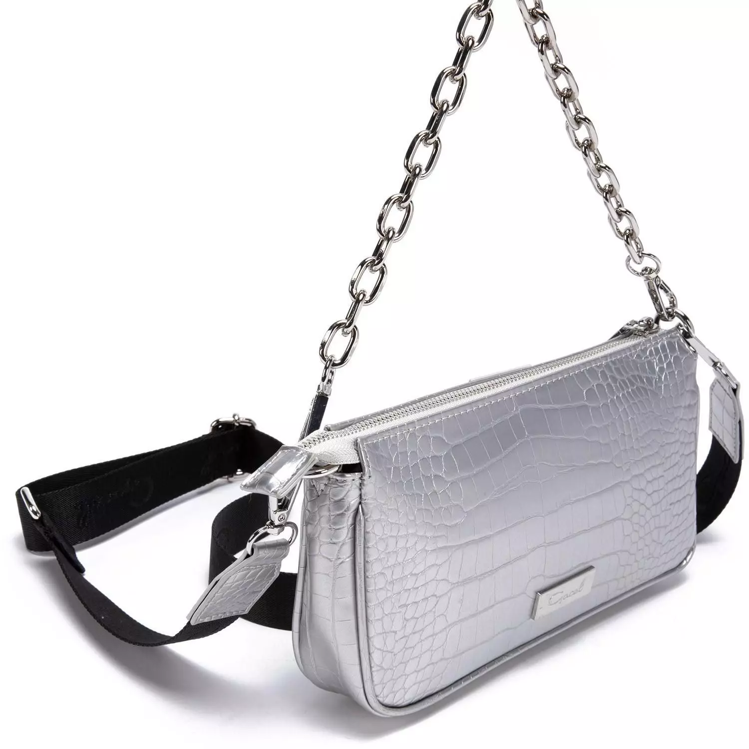 Cartera  Bandolera  Gacel  Plata  Car2958-2