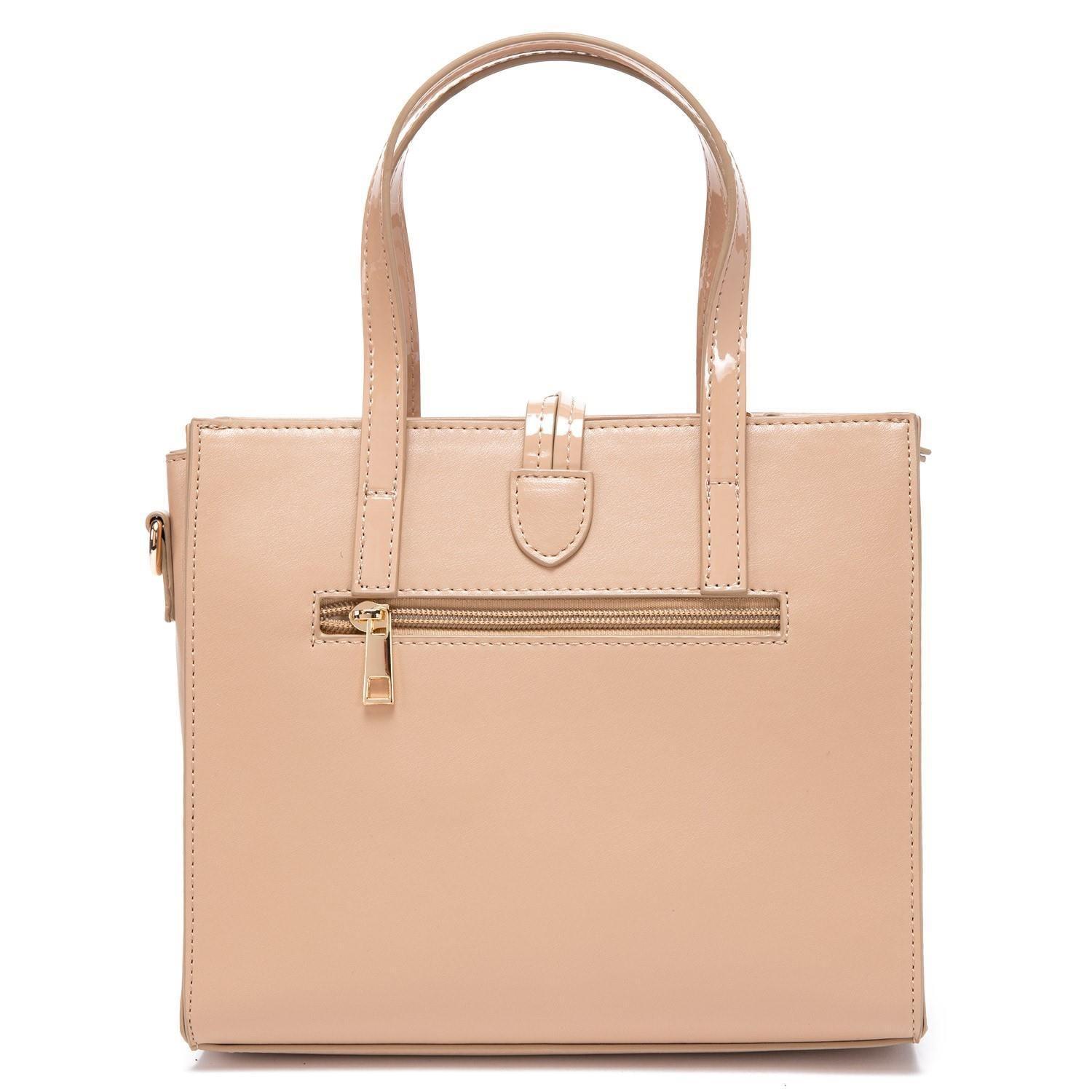 Cartera  Dos Asas Pequeña  Gacel  Taupe  Car2952-1