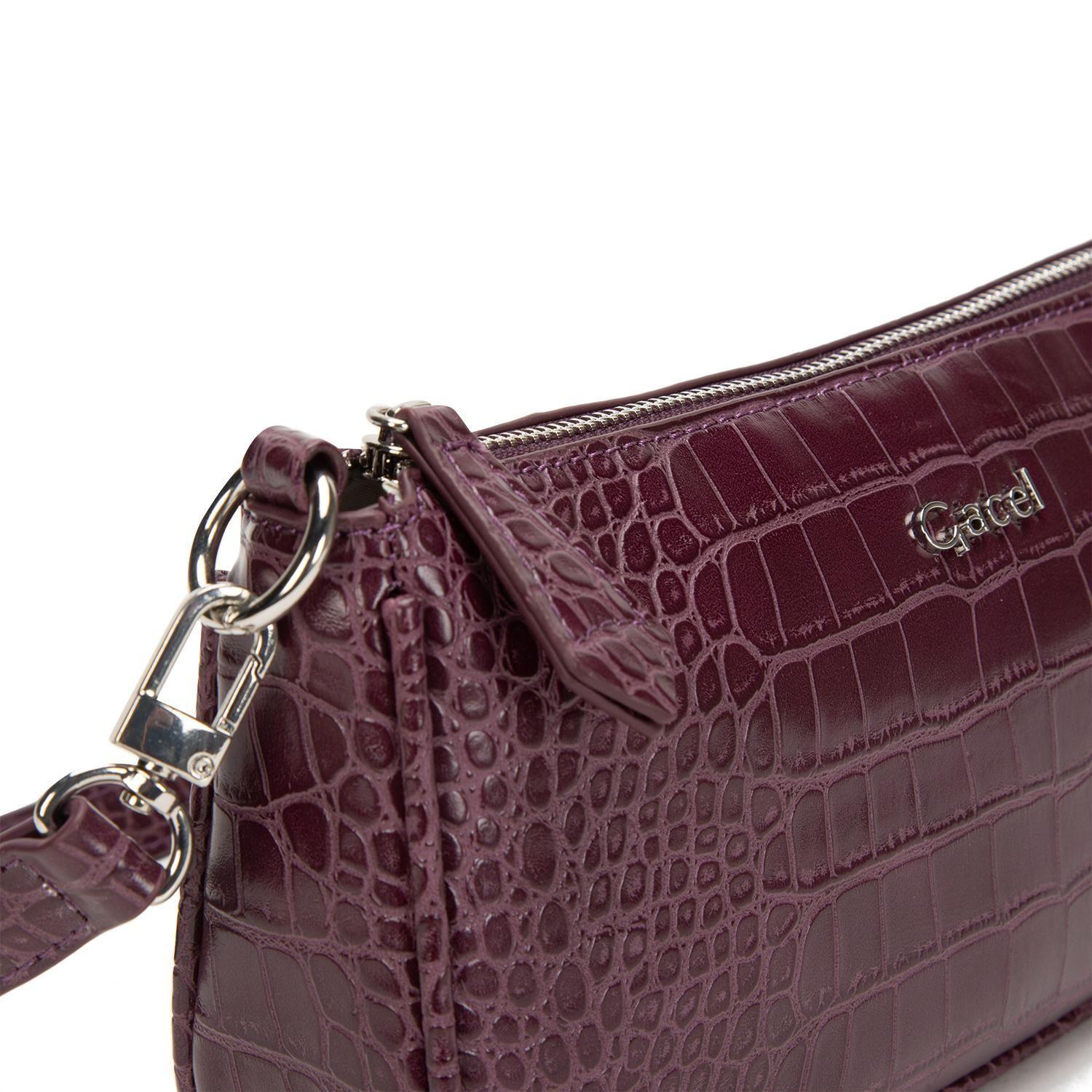 Cartera  Bandolera Pequeña  Gacel  Guinda  Car3197-3