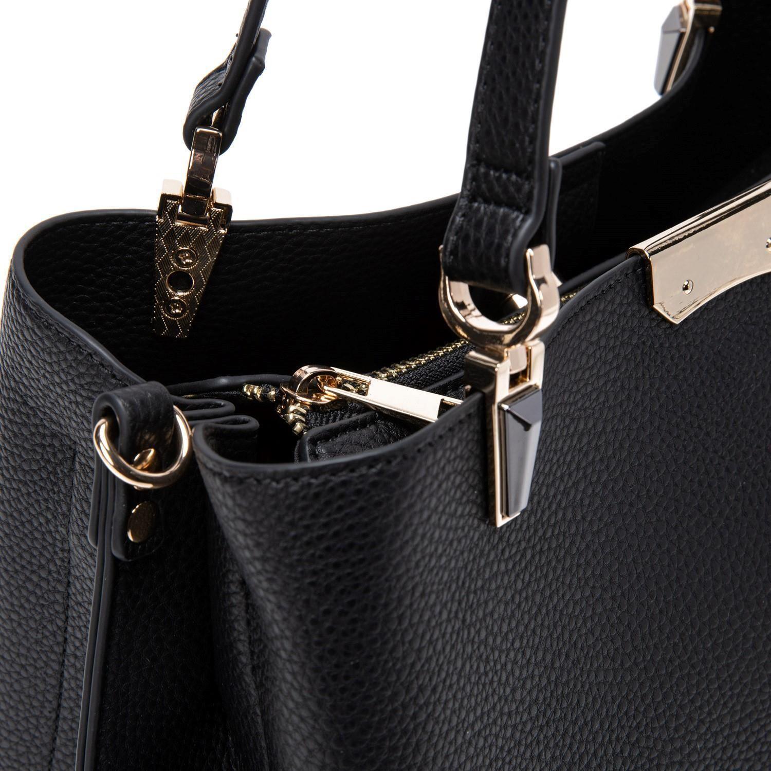 Cartera  Dos Asas Grande  Gacel  Negro  Car2702-3