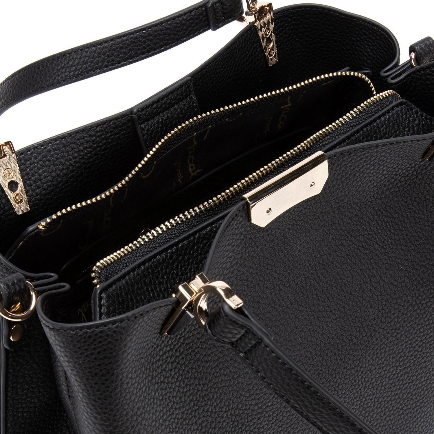 Cartera  Dos Asas Grande  Gacel  Negro  Car2702-4