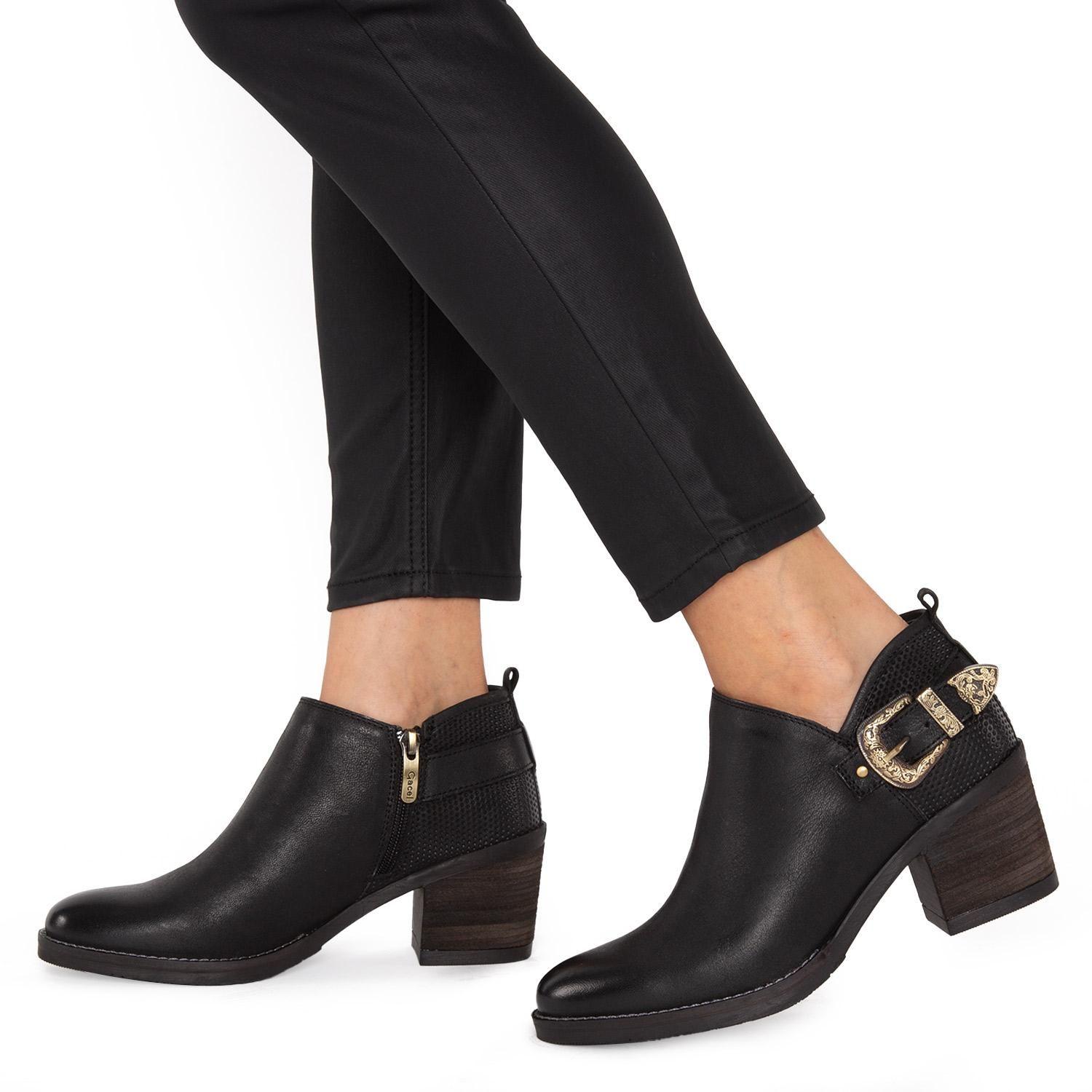 Bootie  Piera  Gacel  Negro  0660130-1